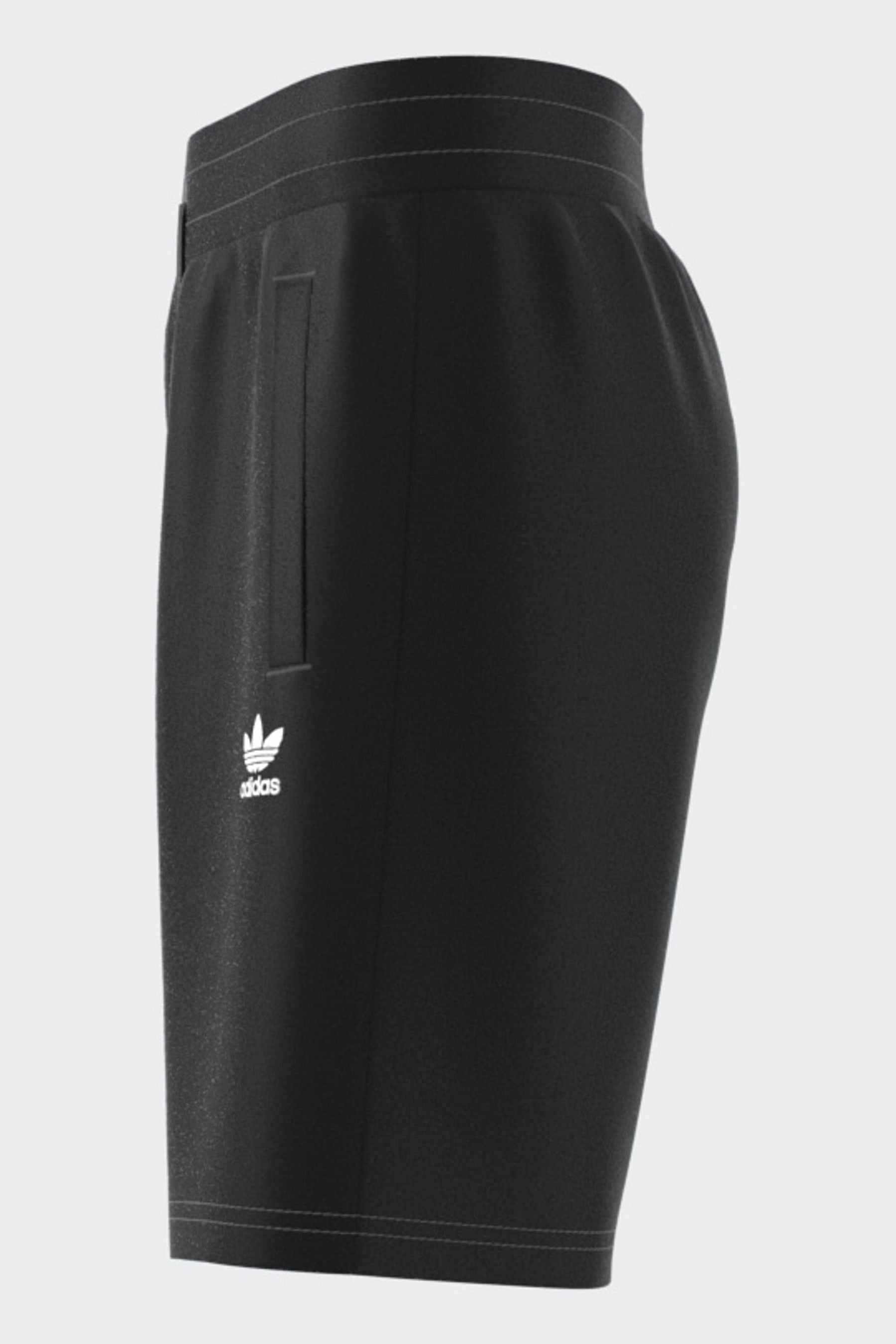 adidas originals Black Small Trefoil Logo Shorts