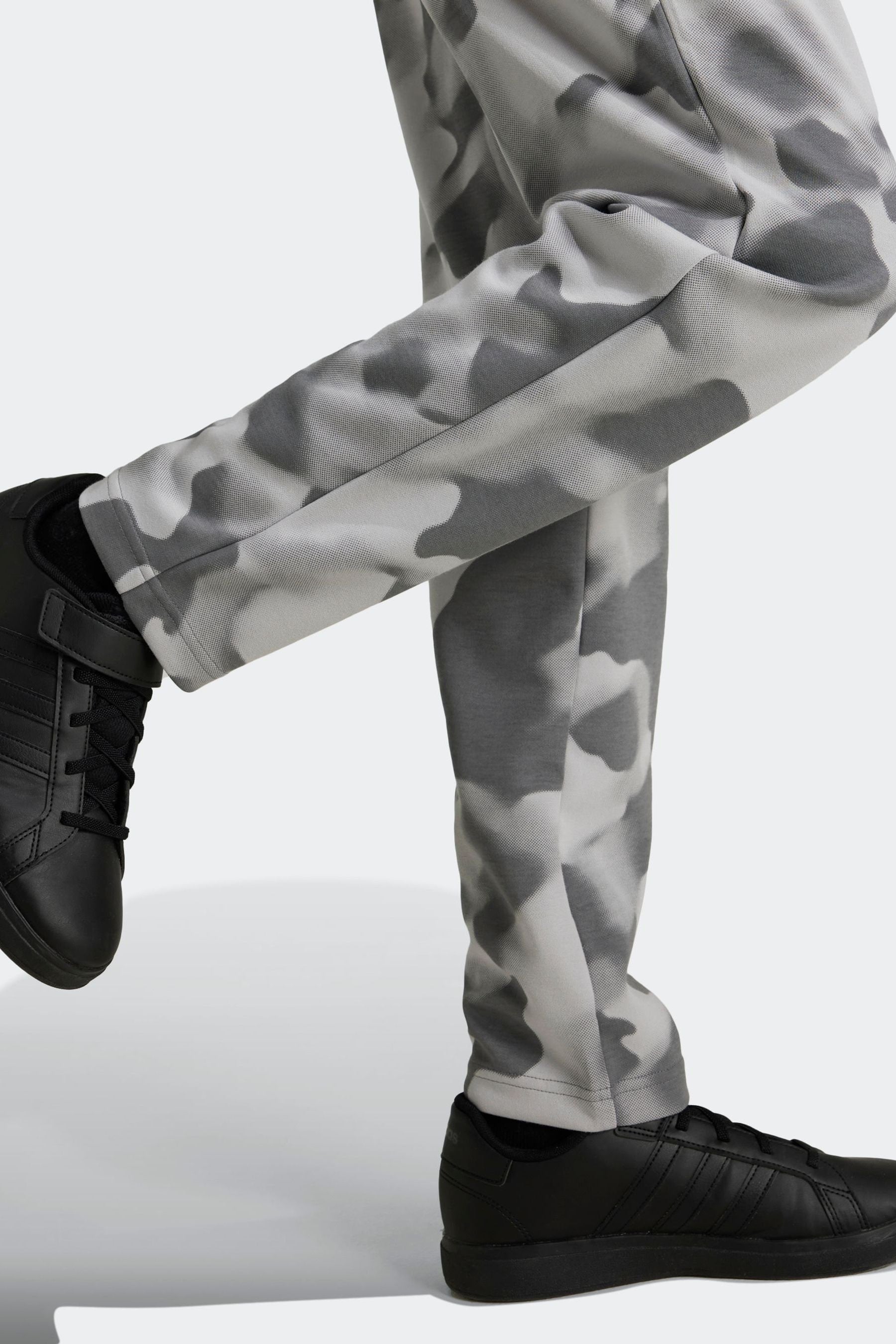 adidas Grey Kids Future Icons Camo Printed Joggers