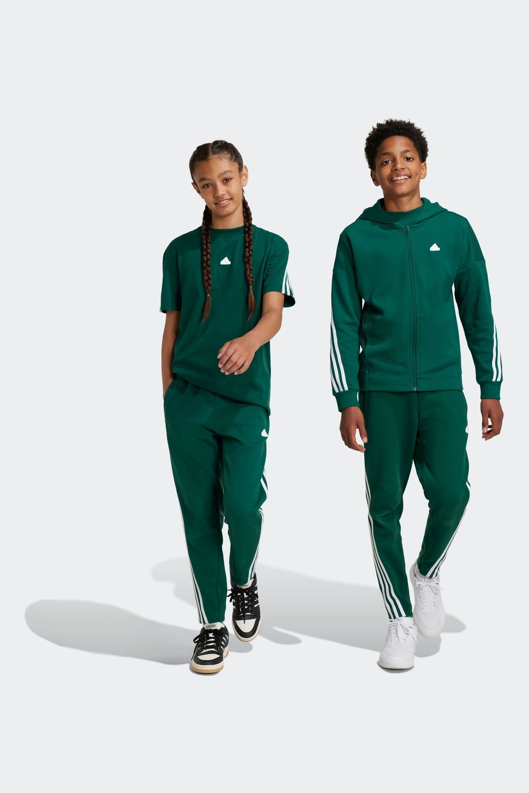 adidas Green Sportswear Future Icons 3-Stripes Ankle Length Joggers