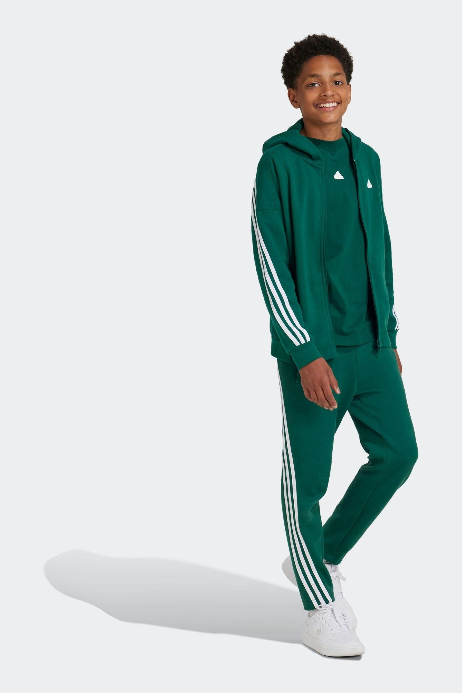 adidas Green Sportswear Future Icons 3-Stripes Ankle Length Joggers