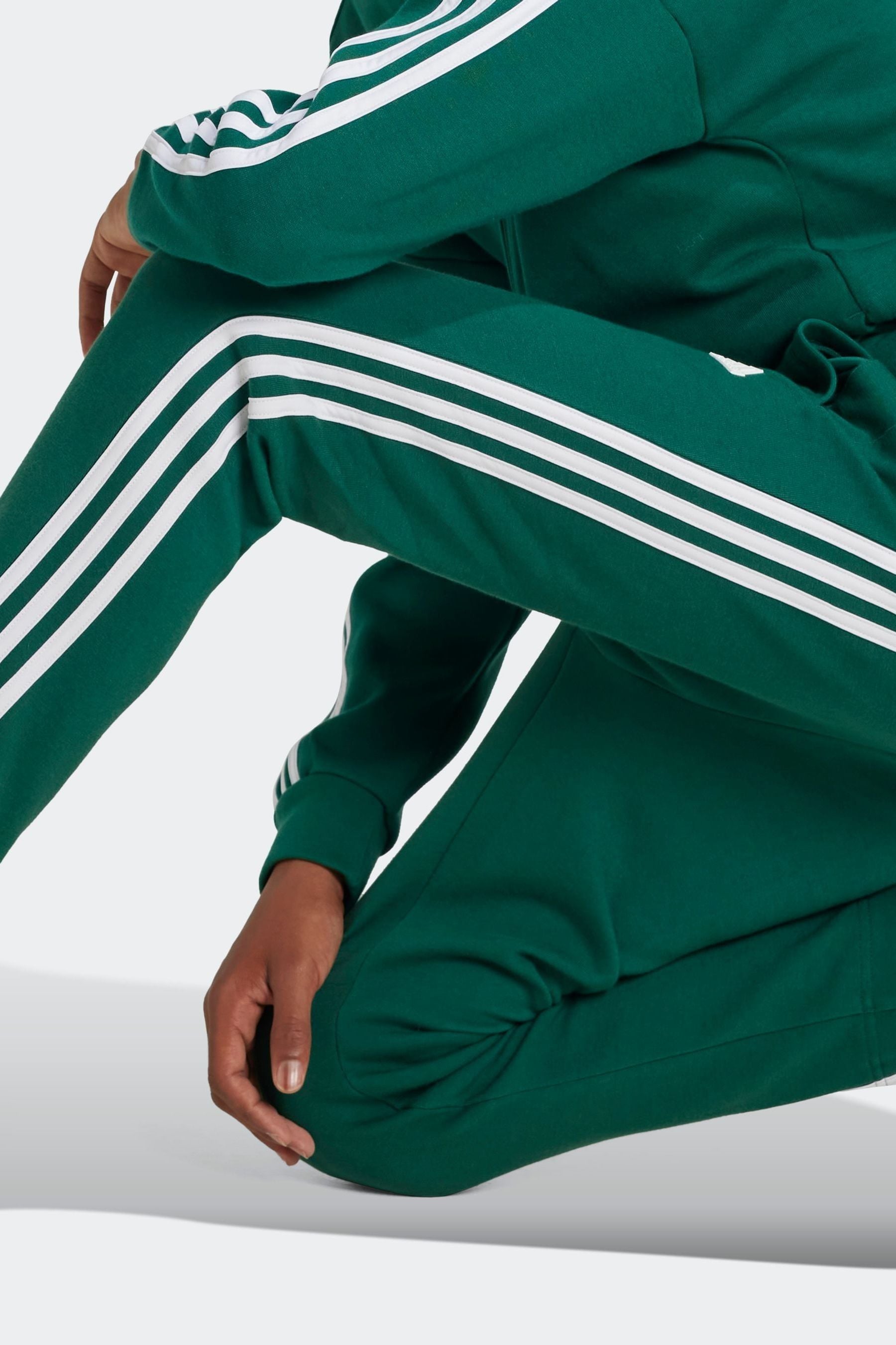 adidas Green Sportswear Future Icons 3-Stripes Ankle Length Joggers