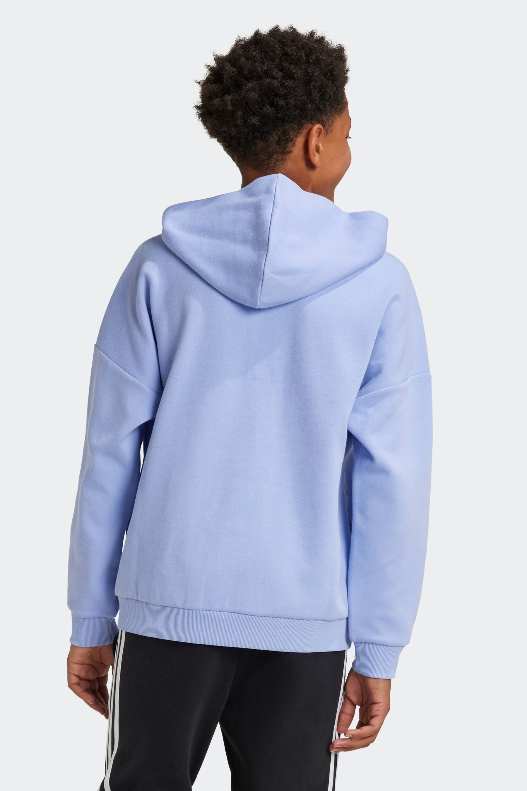 adidas Sportswear Blue Future Icons Logo Hoodie