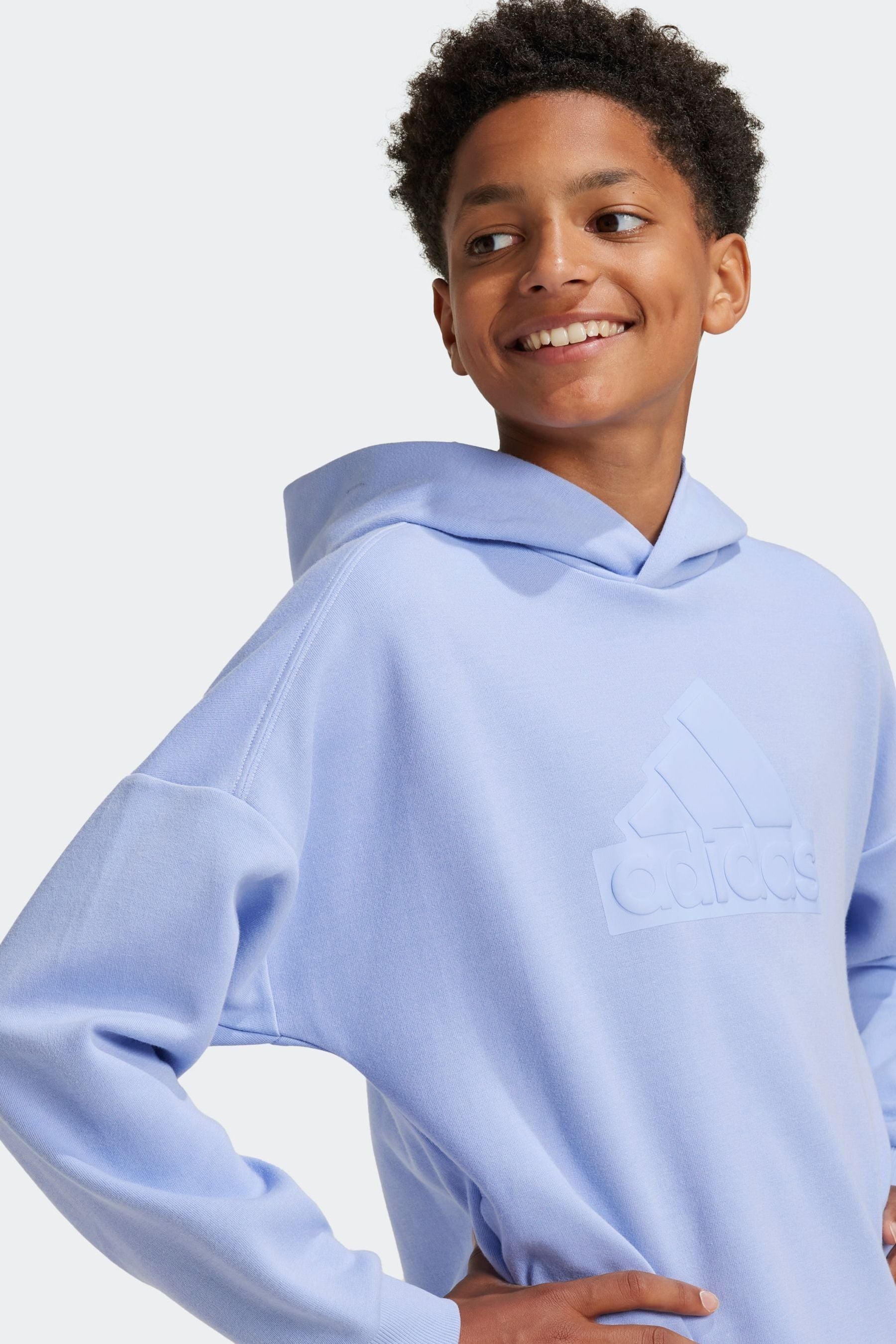 adidas Sportswear Blue Future Icons Logo Hoodie