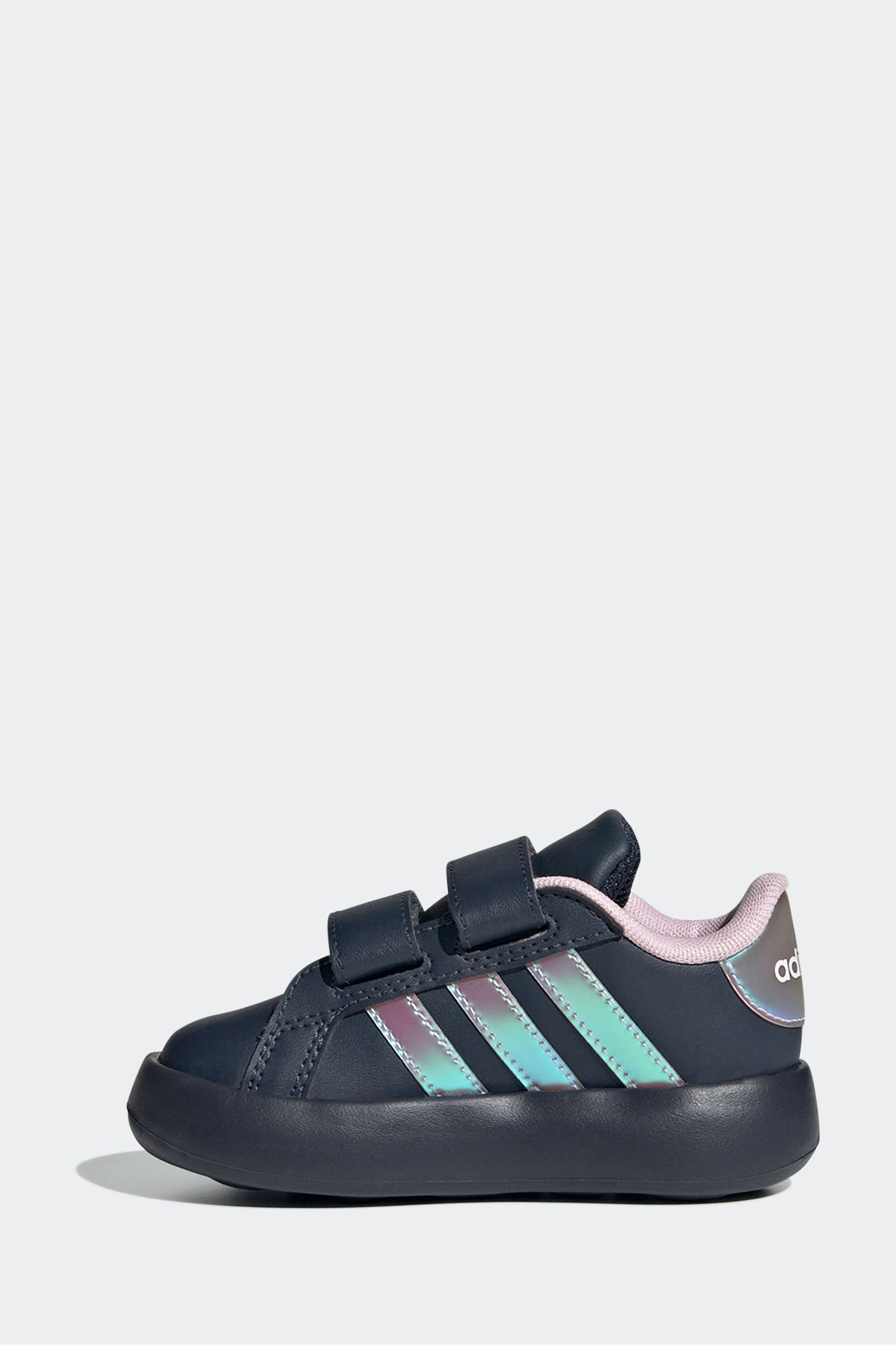 Blue adidas Kids Grand Court 2.0 Shoes