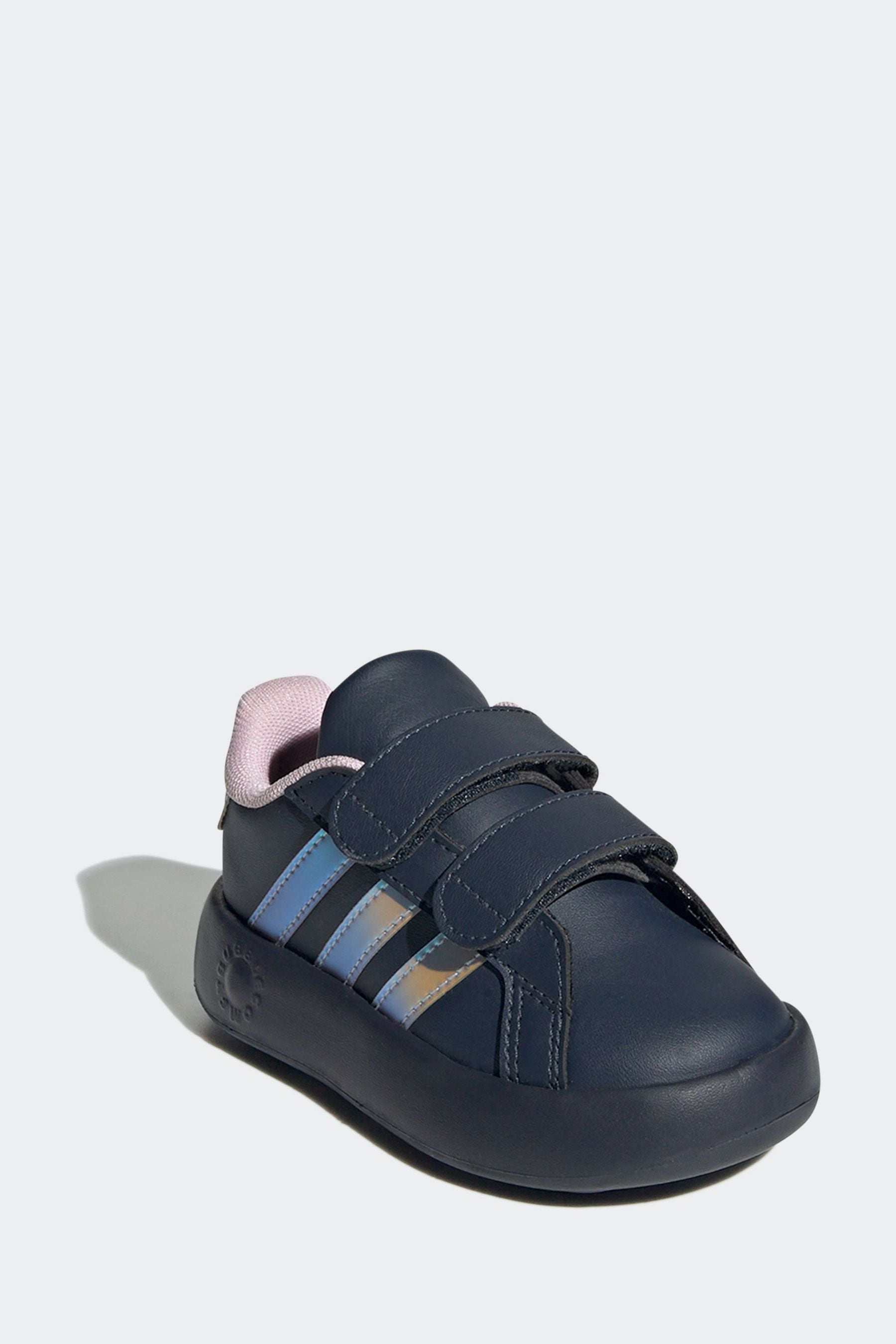 Blue adidas Kids Grand Court 2.0 Shoes