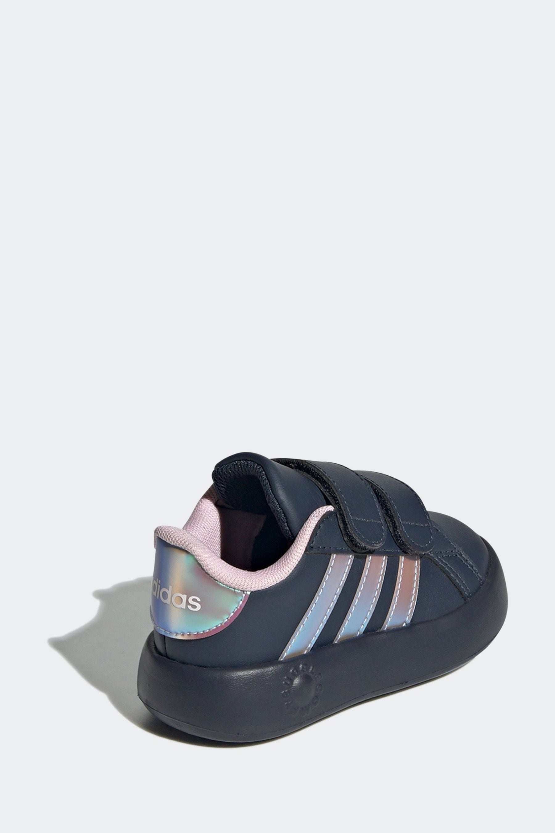 Blue adidas Kids Grand Court 2.0 Shoes