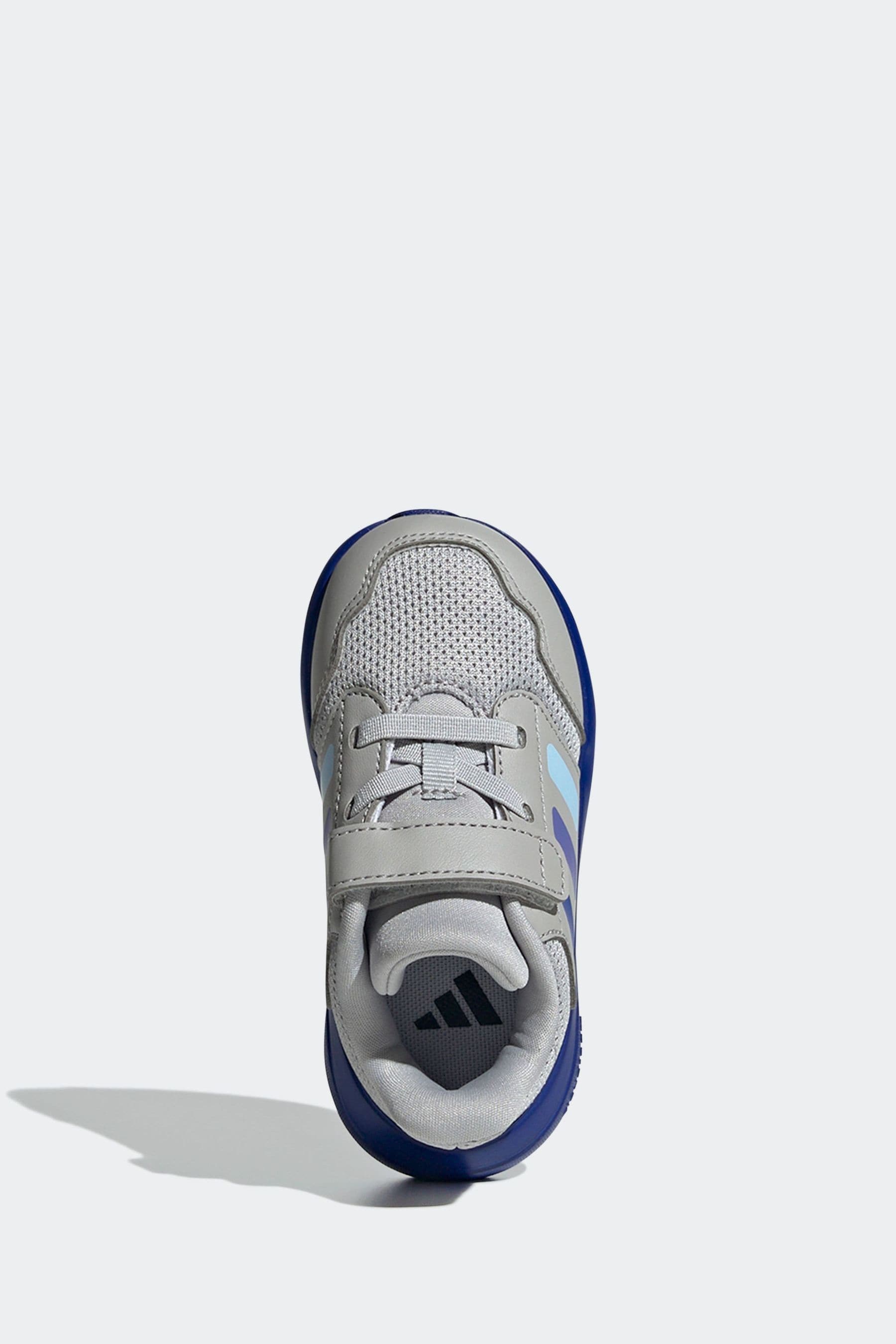 adidas Grey/Blue Kids Tensaur Run Trainers