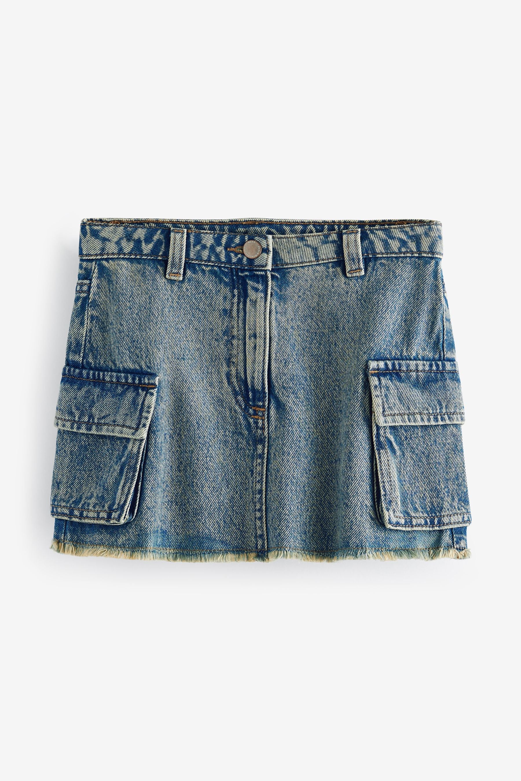 Denim Tint Cargo Skirt (3-16yrs)