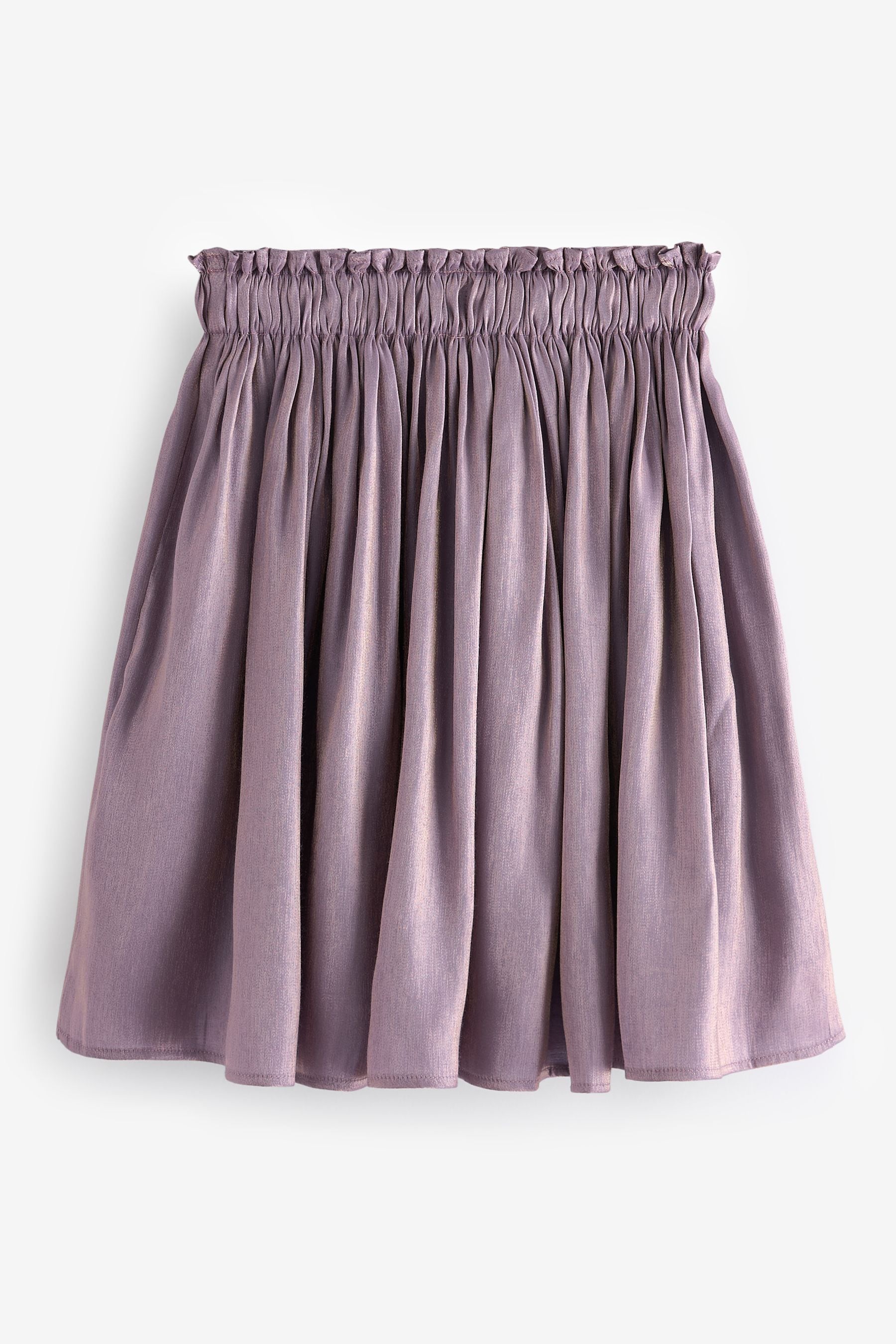 Lilac Purple Metallic Skirt (3-16yrs)