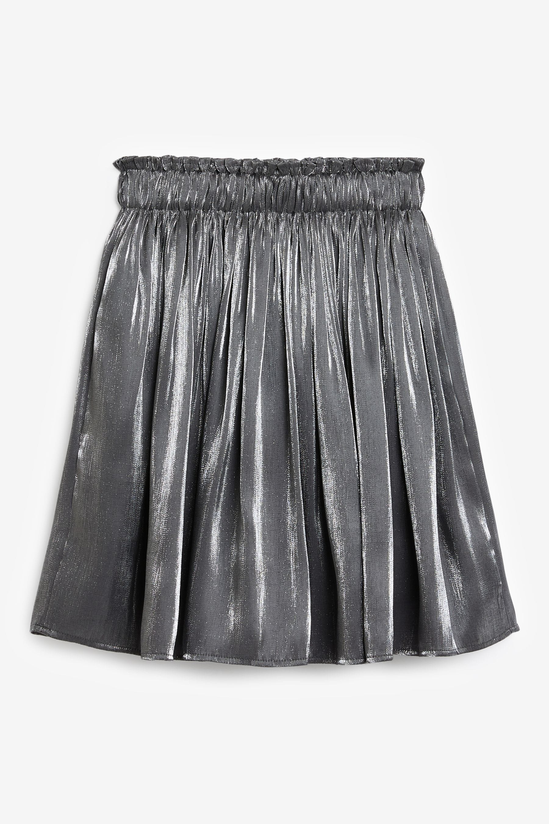 Grey Metallic Skirt (3-16yrs)