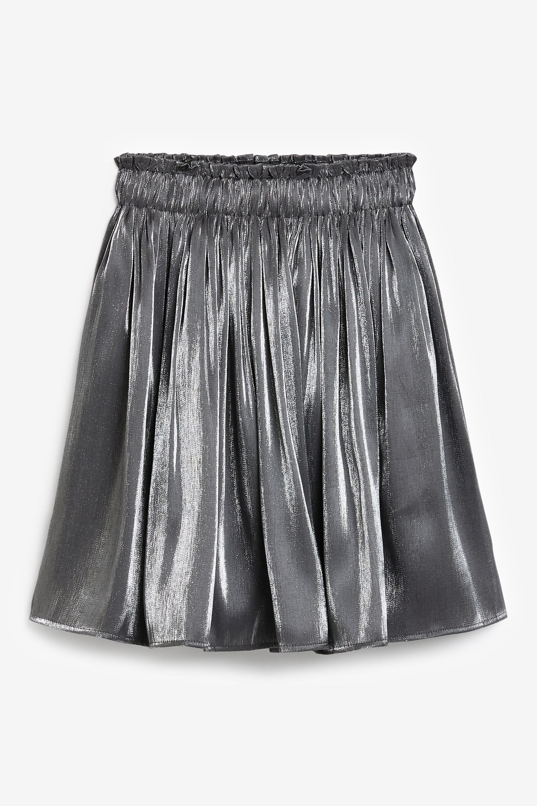 Grey Metallic Skirt (3-16yrs)