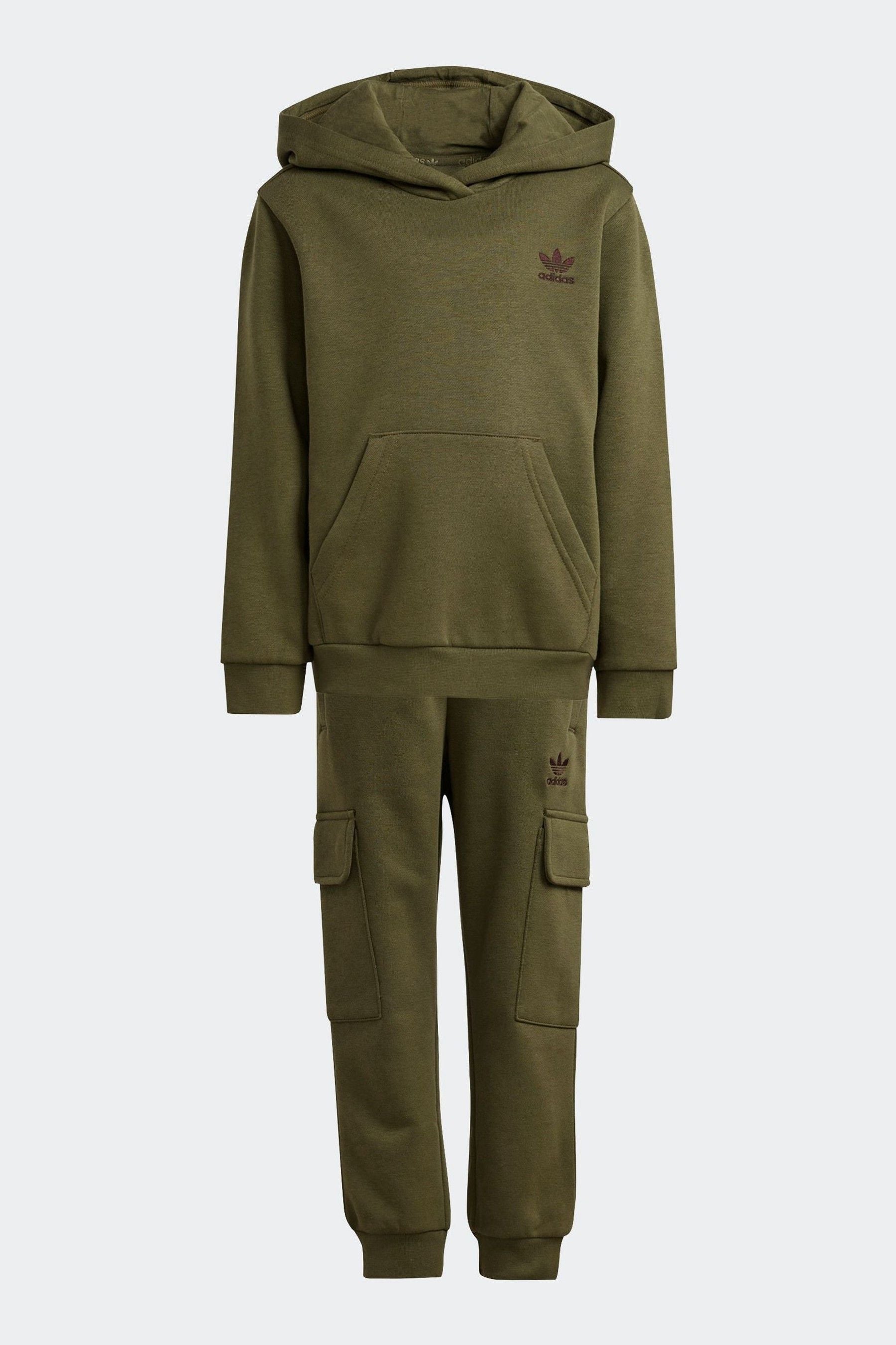 adidas Green Cargo Hoodie adidas original