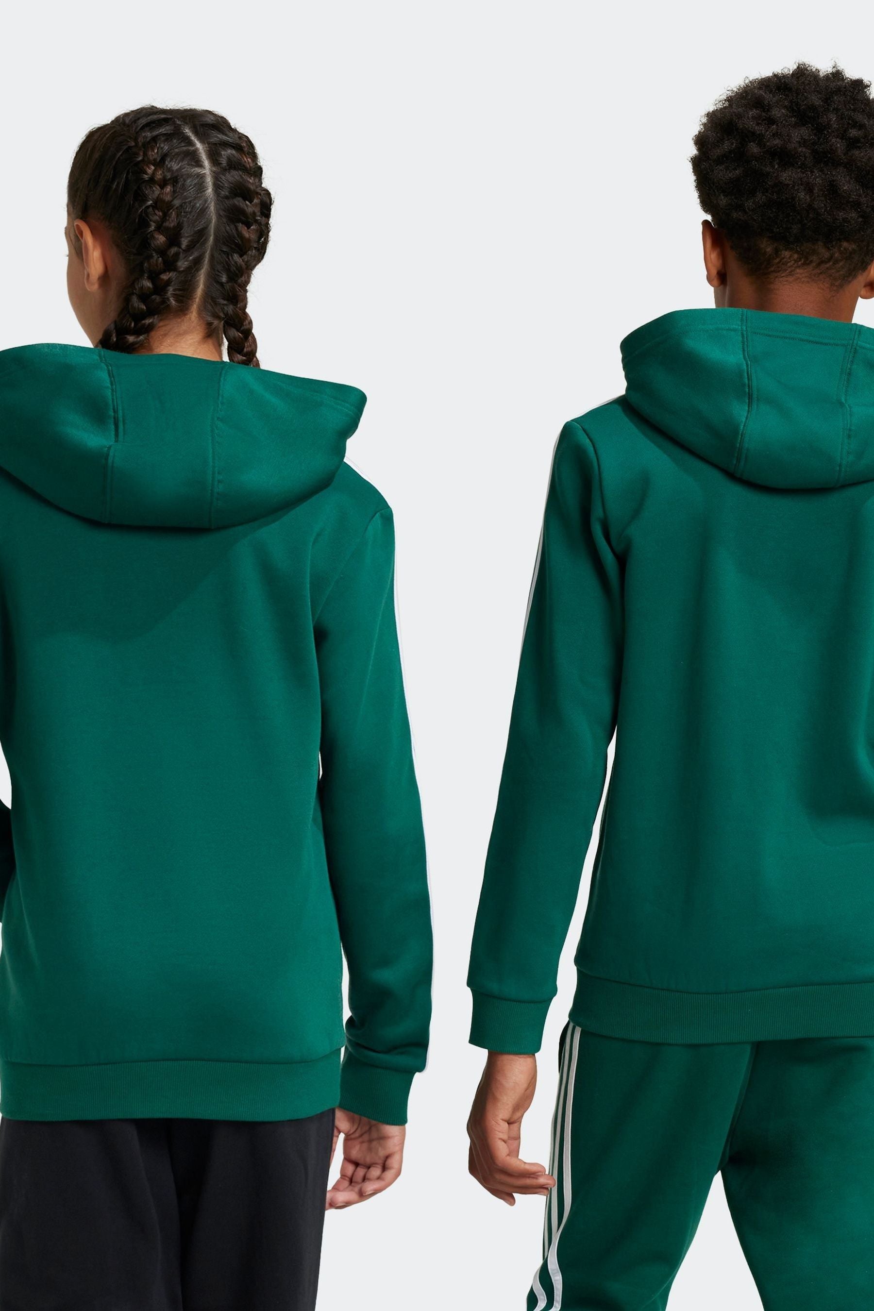 adidas Green Light Kids Sportswear Tiberio 3-Stripes Colourblock Fleece Hoodie