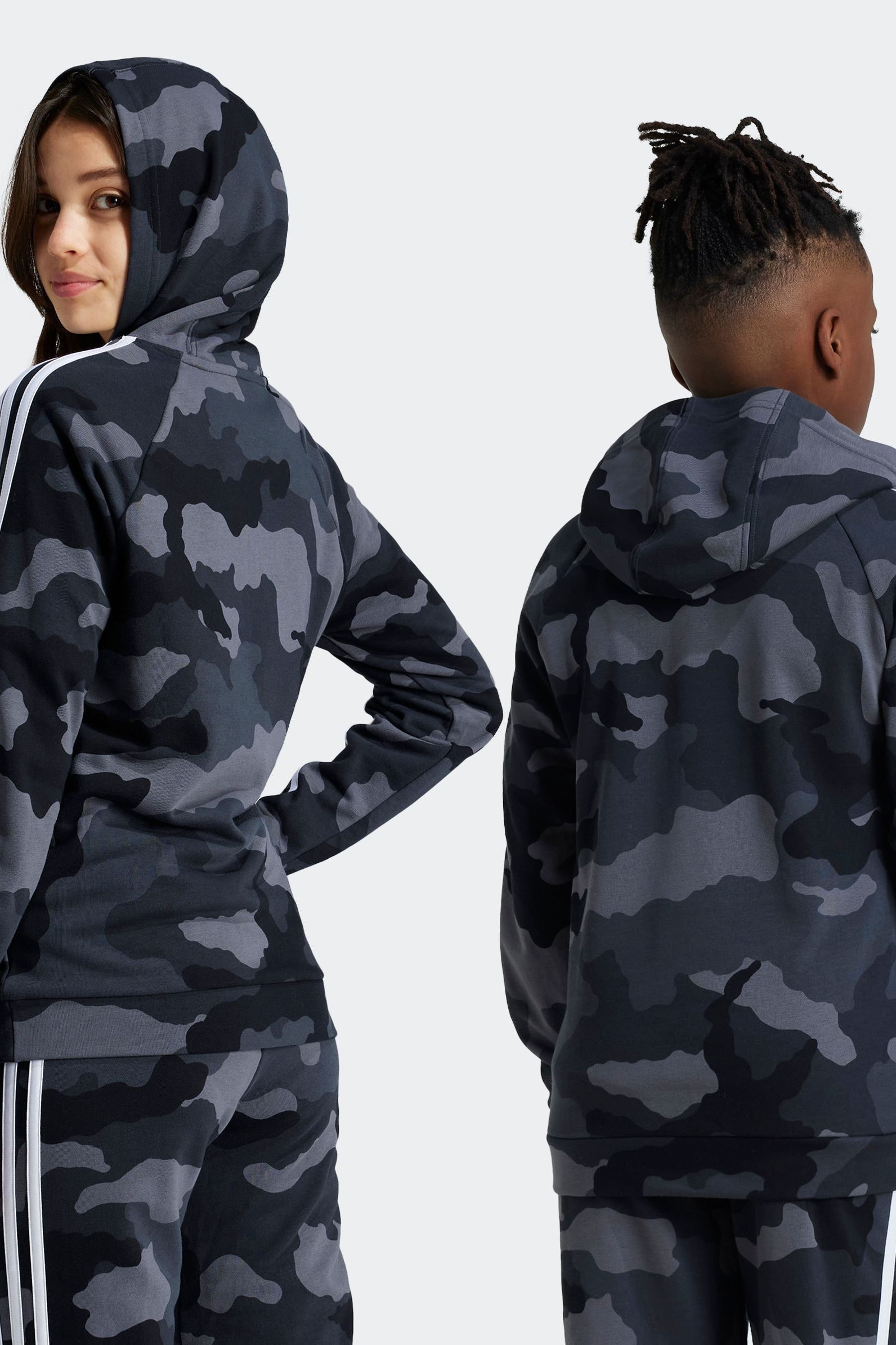 adidas Grey Camo Hoodie