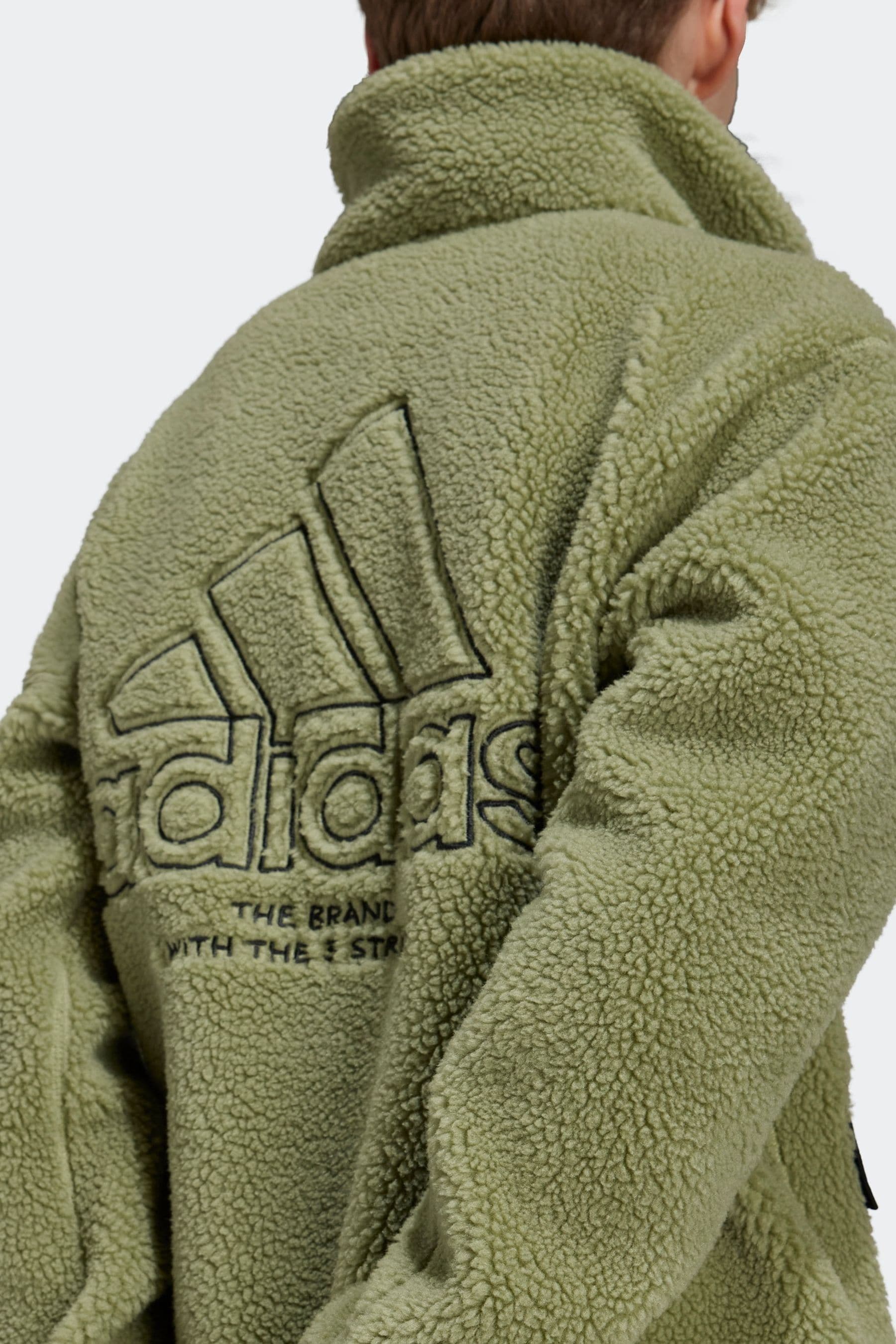 adidas Green Sherpa Jacket