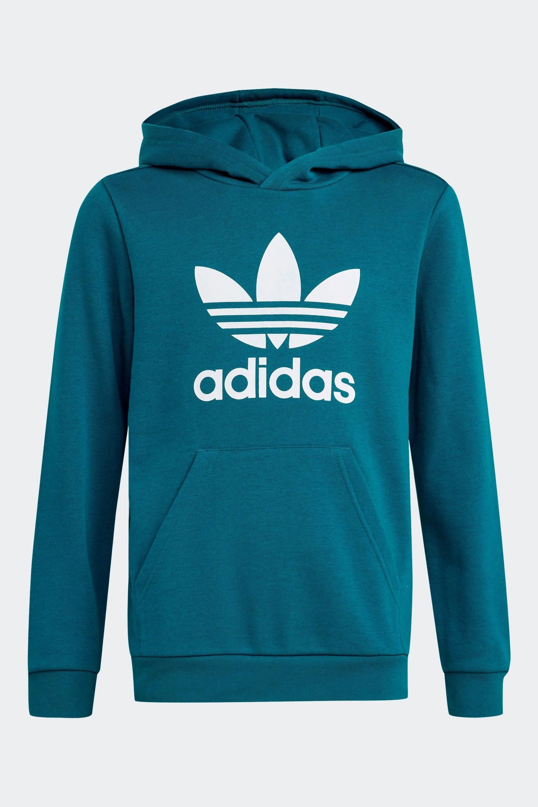 adidas Green Kids Originals Trefoil Hoodie