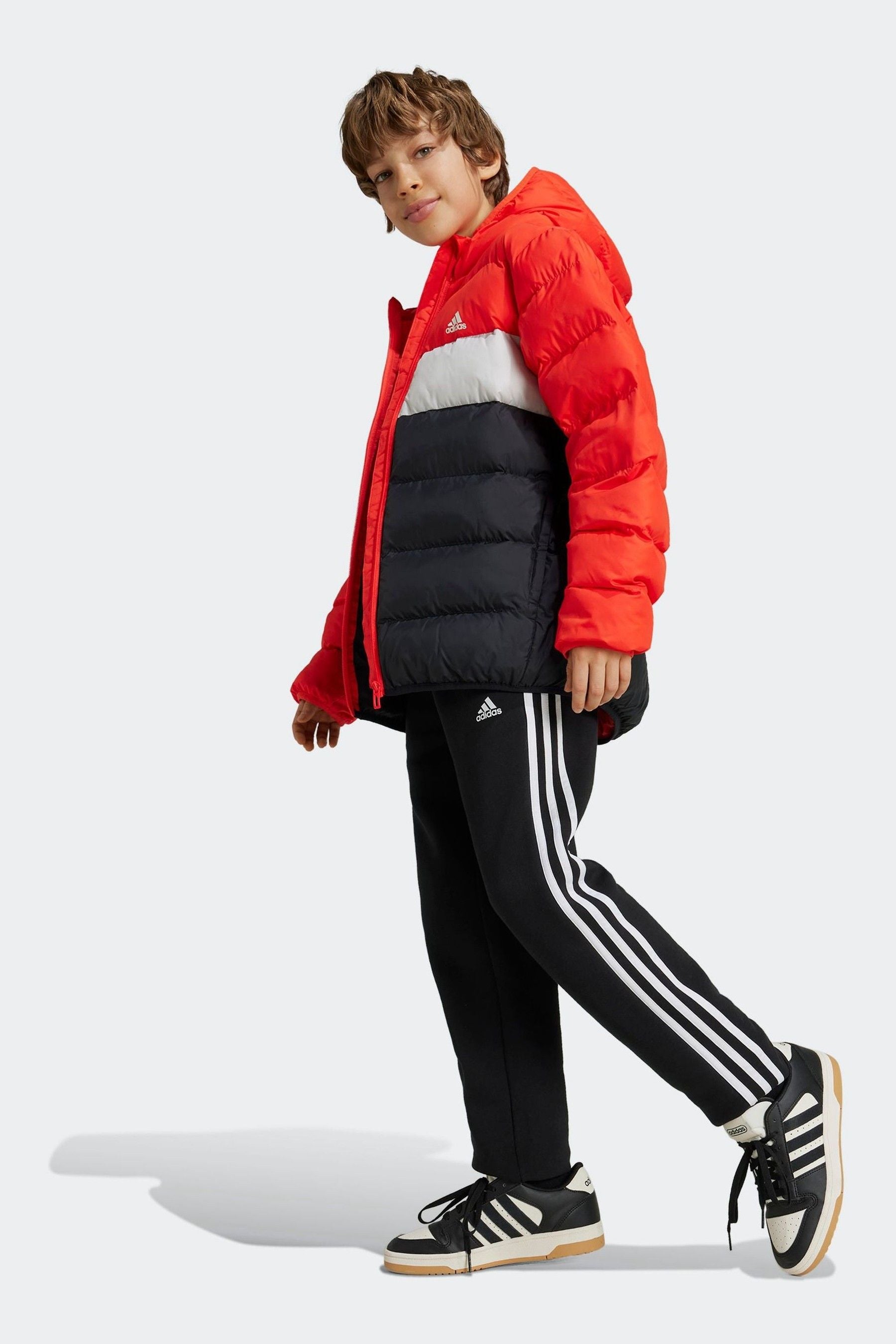 Adidas Red Junior Padded Jacket