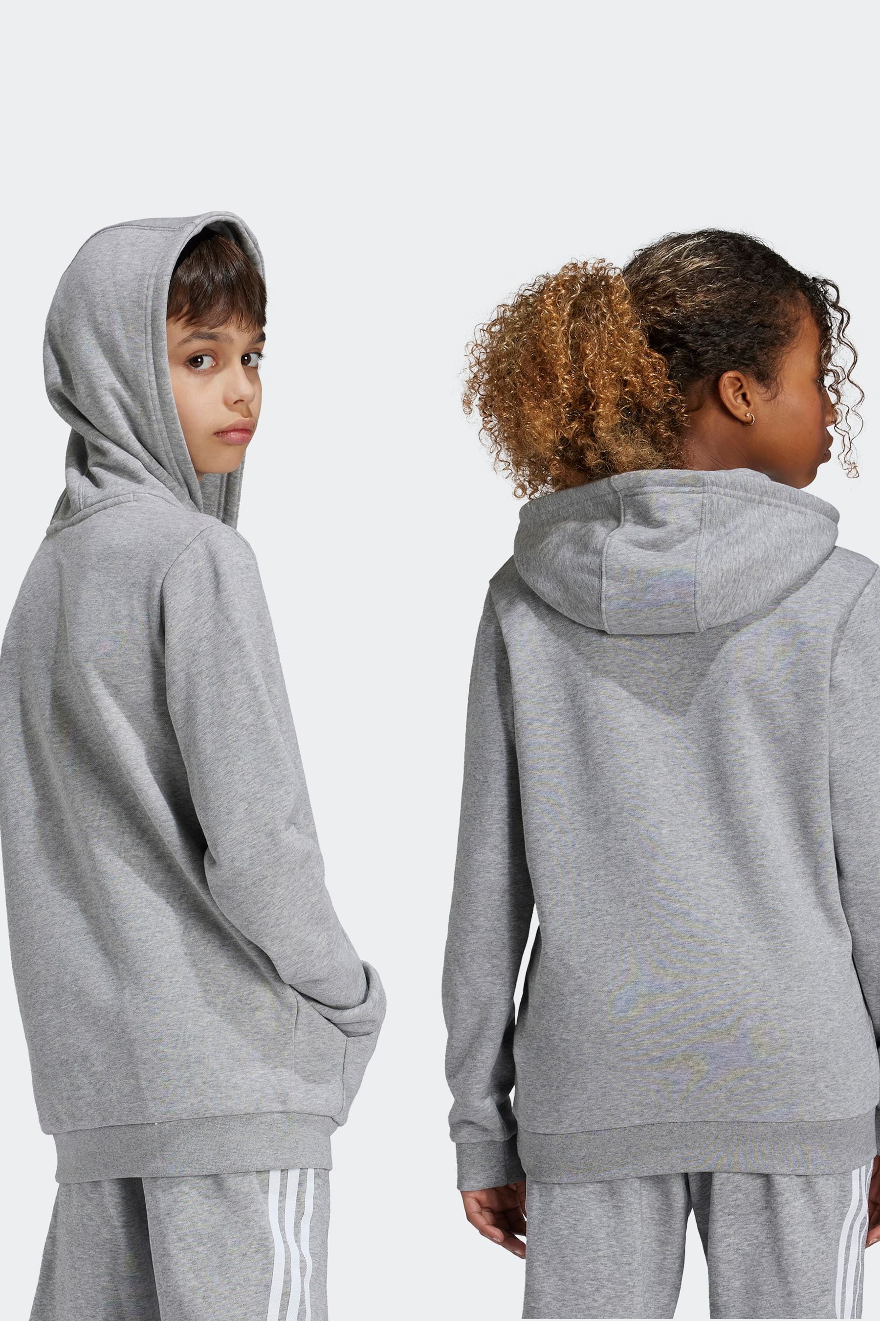 adidas Grey Kids Originals Trefoil Hoodie