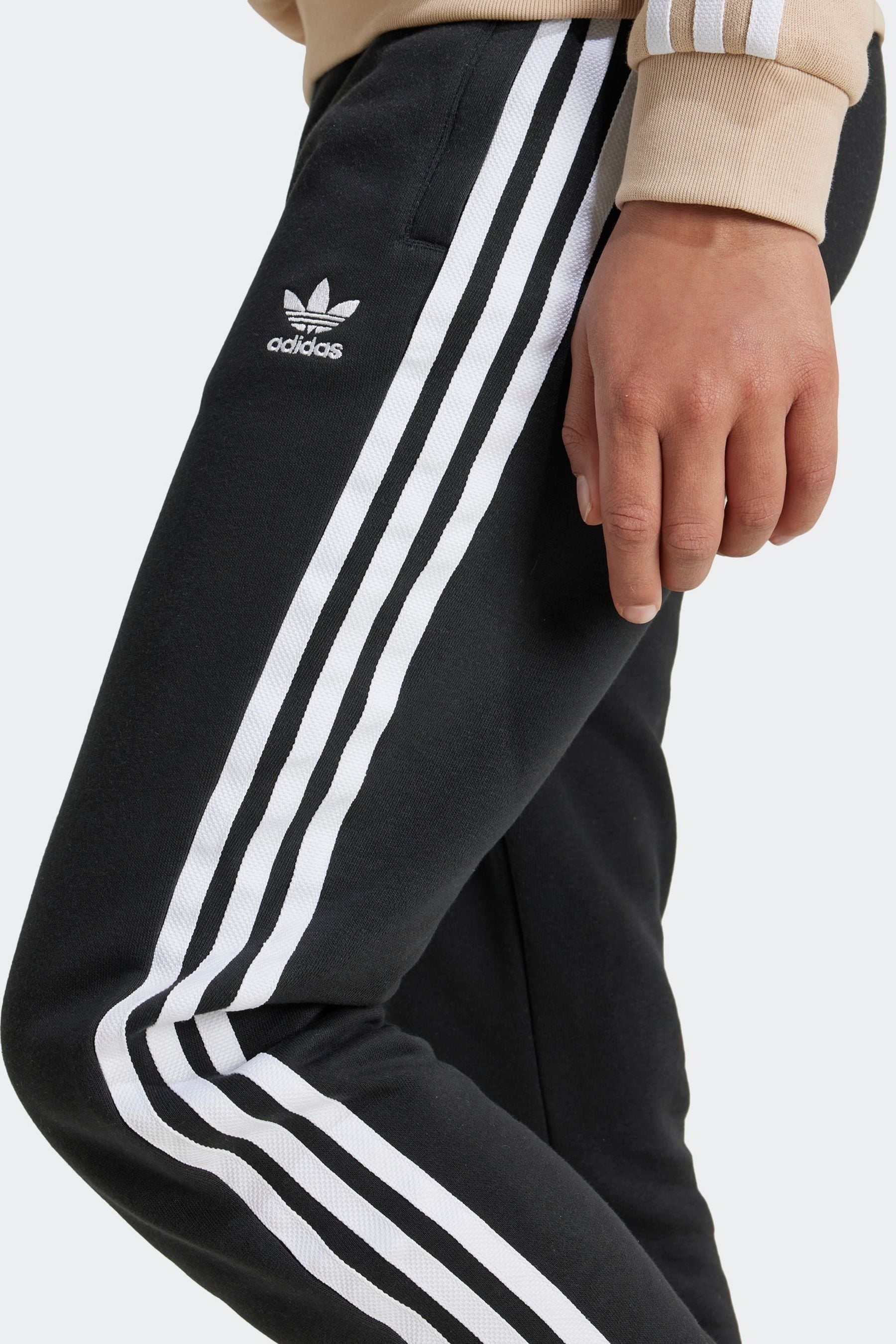 adidas Black Kids Originals Trefoil Joggers