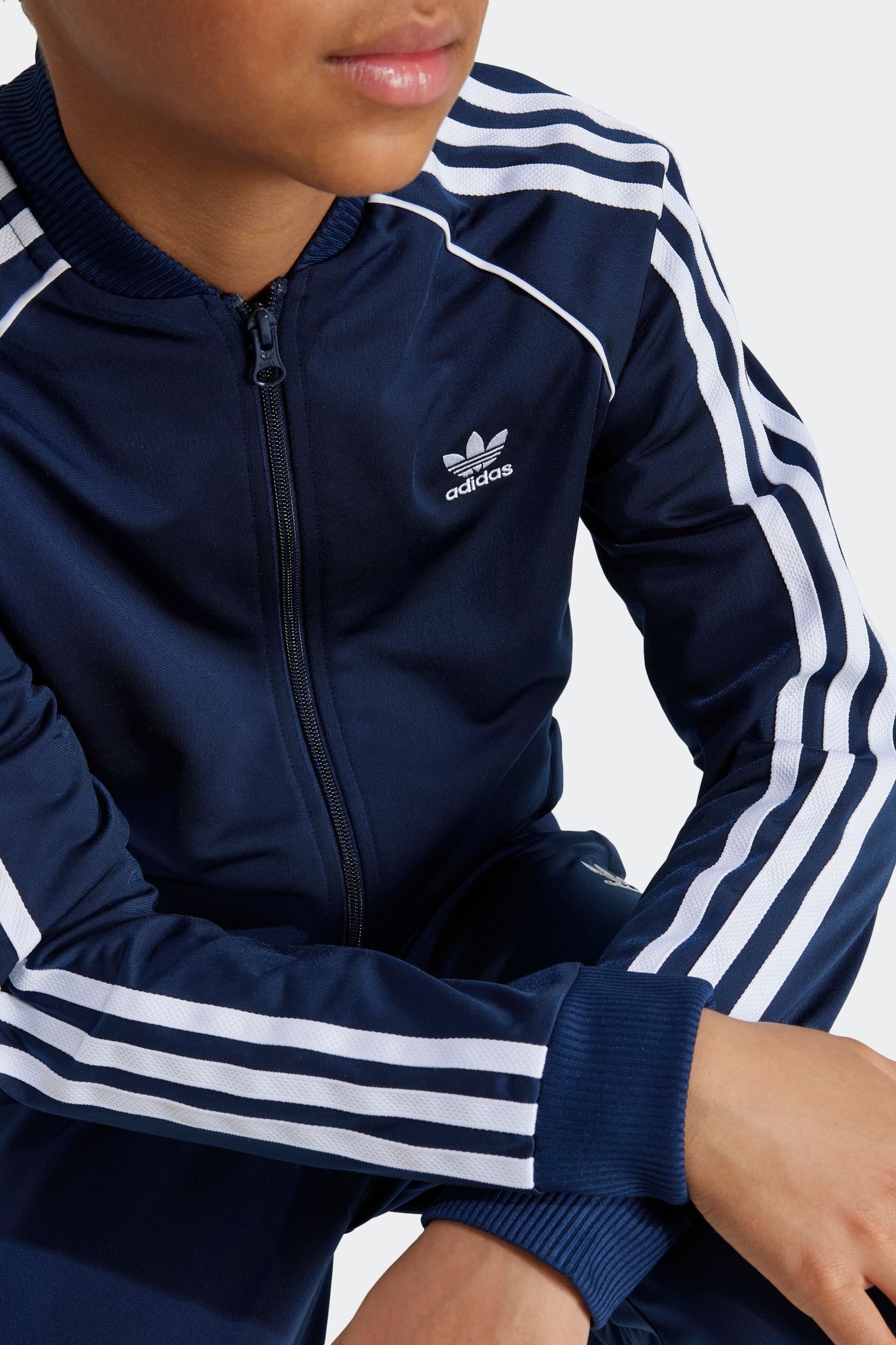 adidas Blue Kids Originals Adicolor SST Track Top