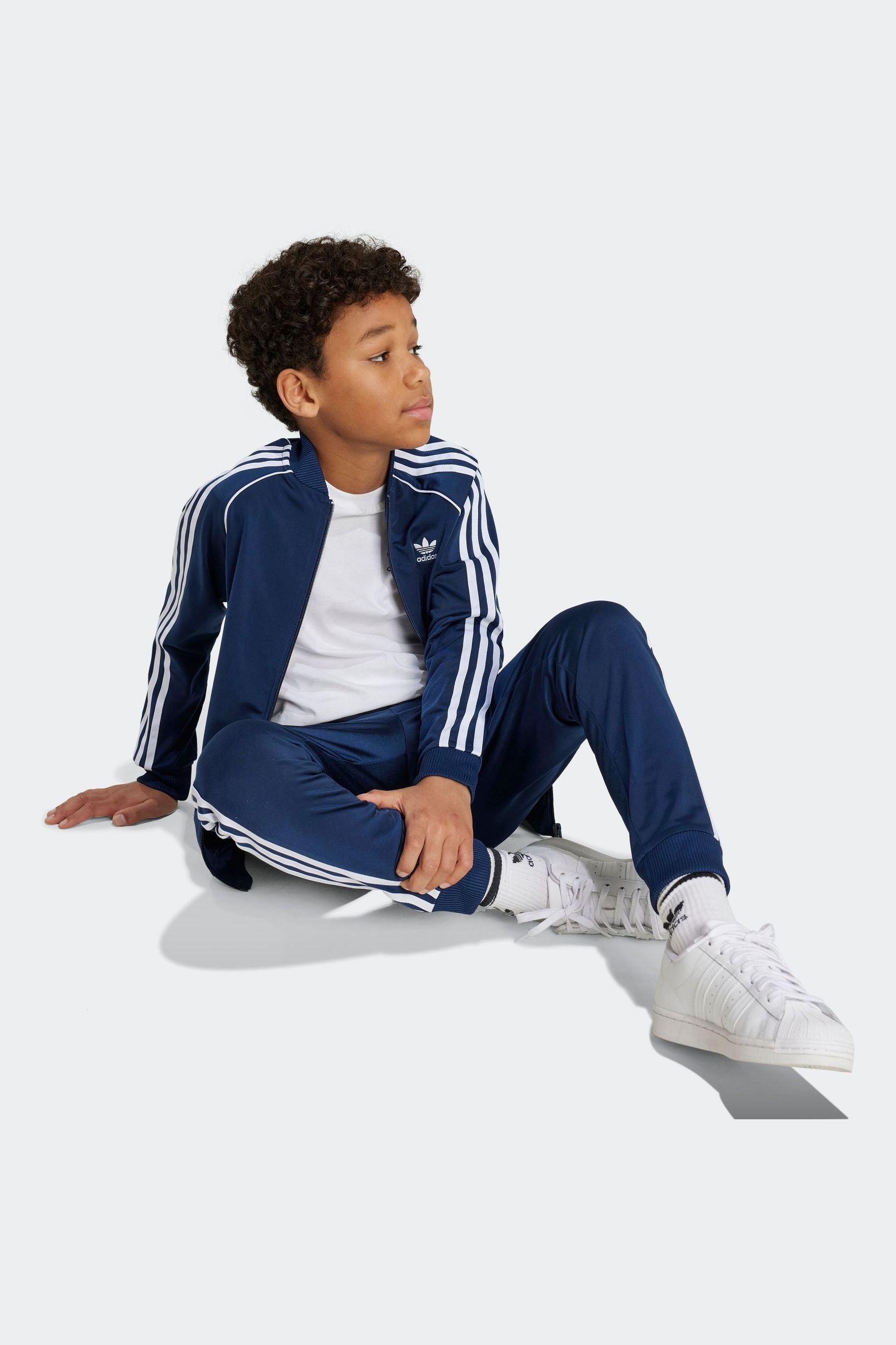 adidas Blue Kids Originals Adicolor SST Track Top