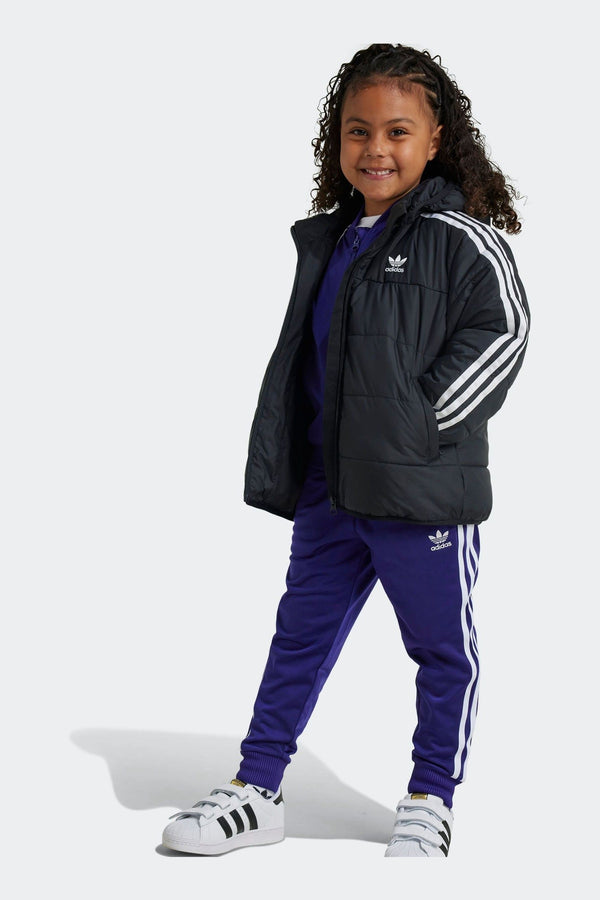 Black adidas Kids Adicolor Jacket