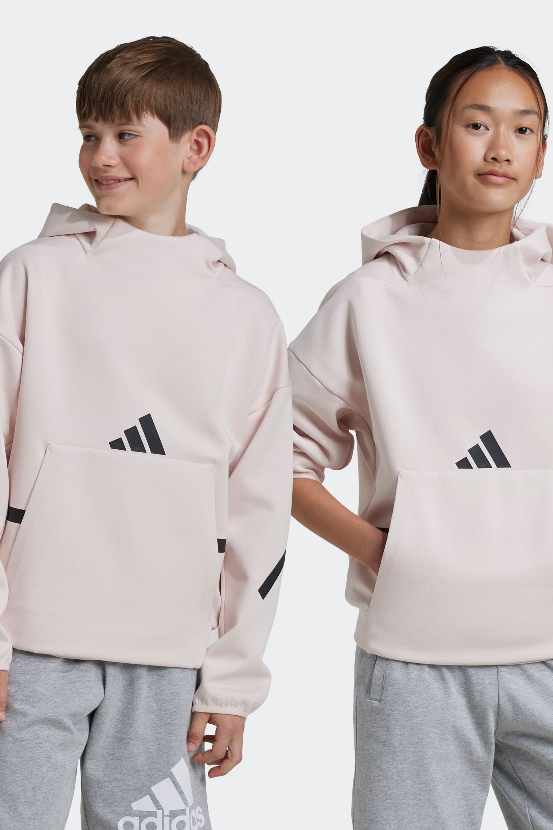 Pink adidas Junior Hoodies