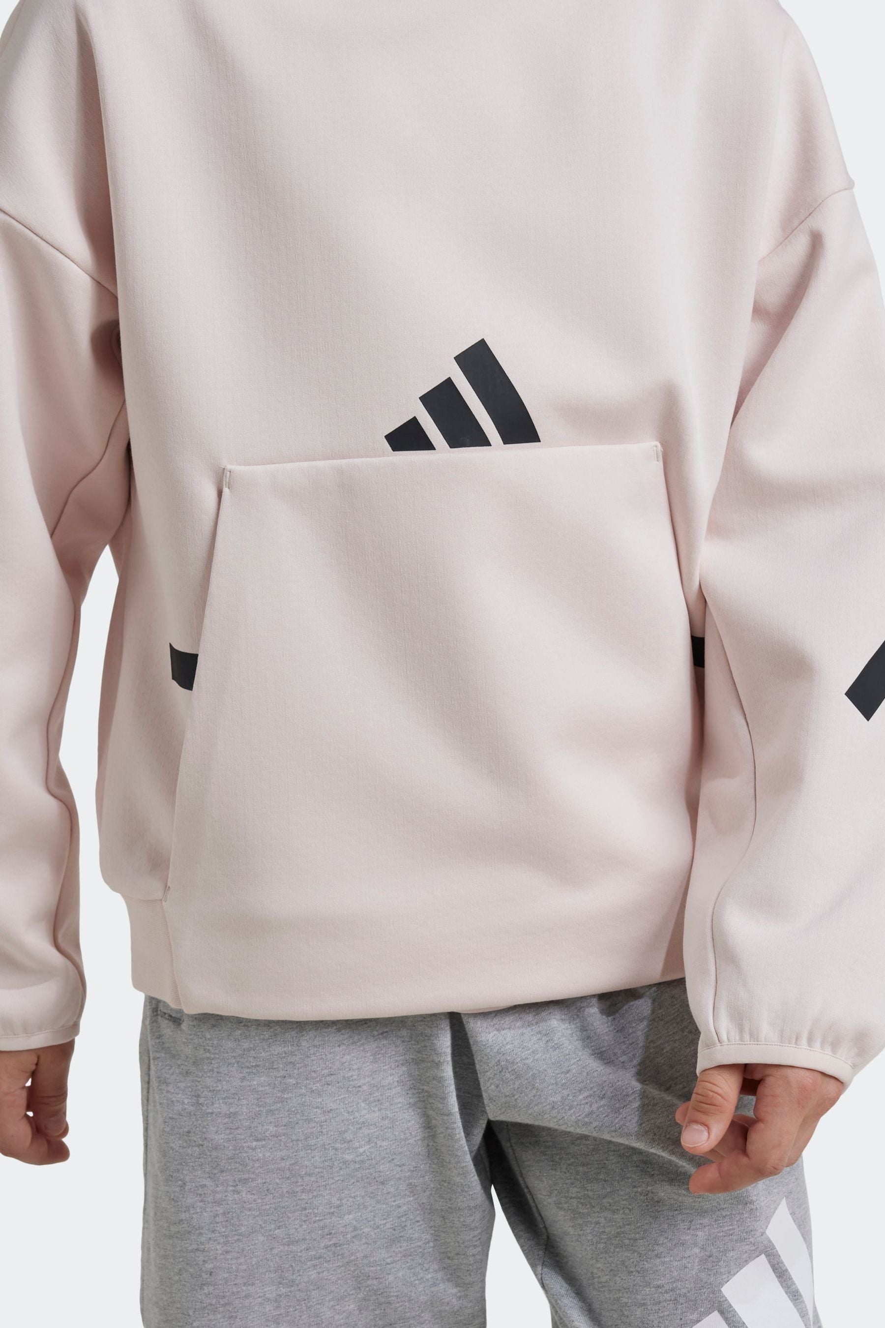 Pink adidas Junior Hoodies