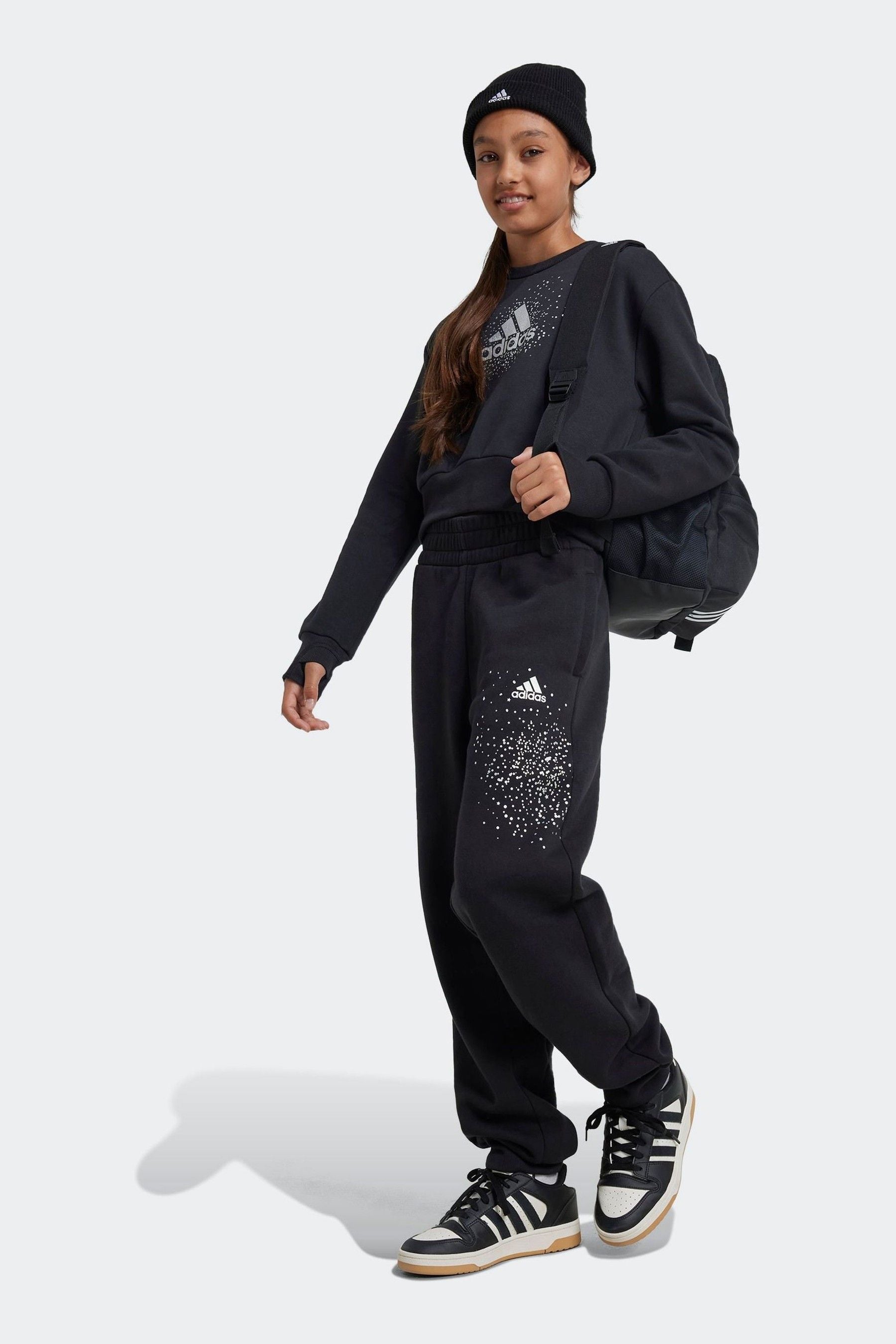 adidas Black Crew Sweatshirt