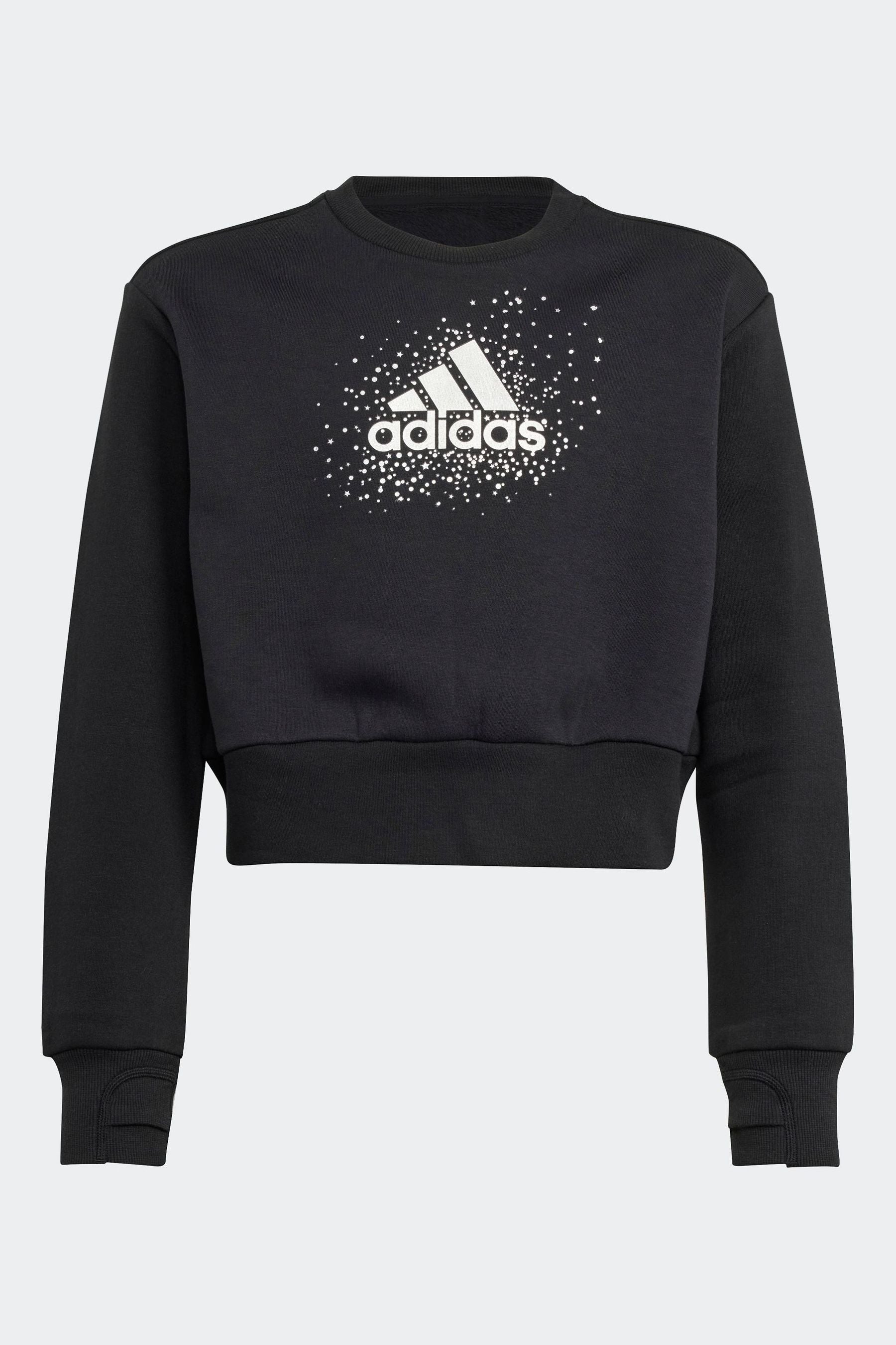 adidas Black Crew Sweatshirt