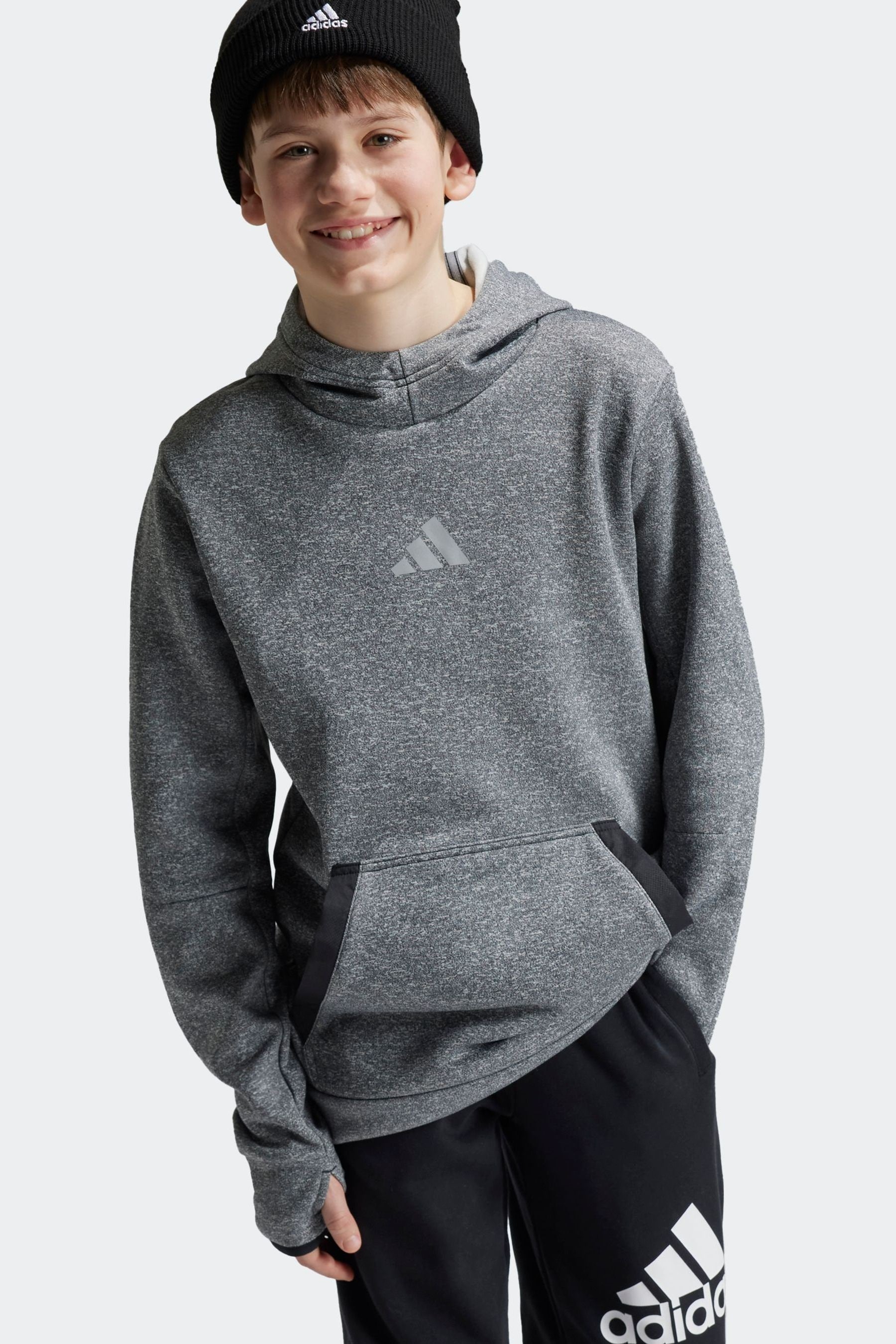 adidas Black Fleece Hoodie Kids