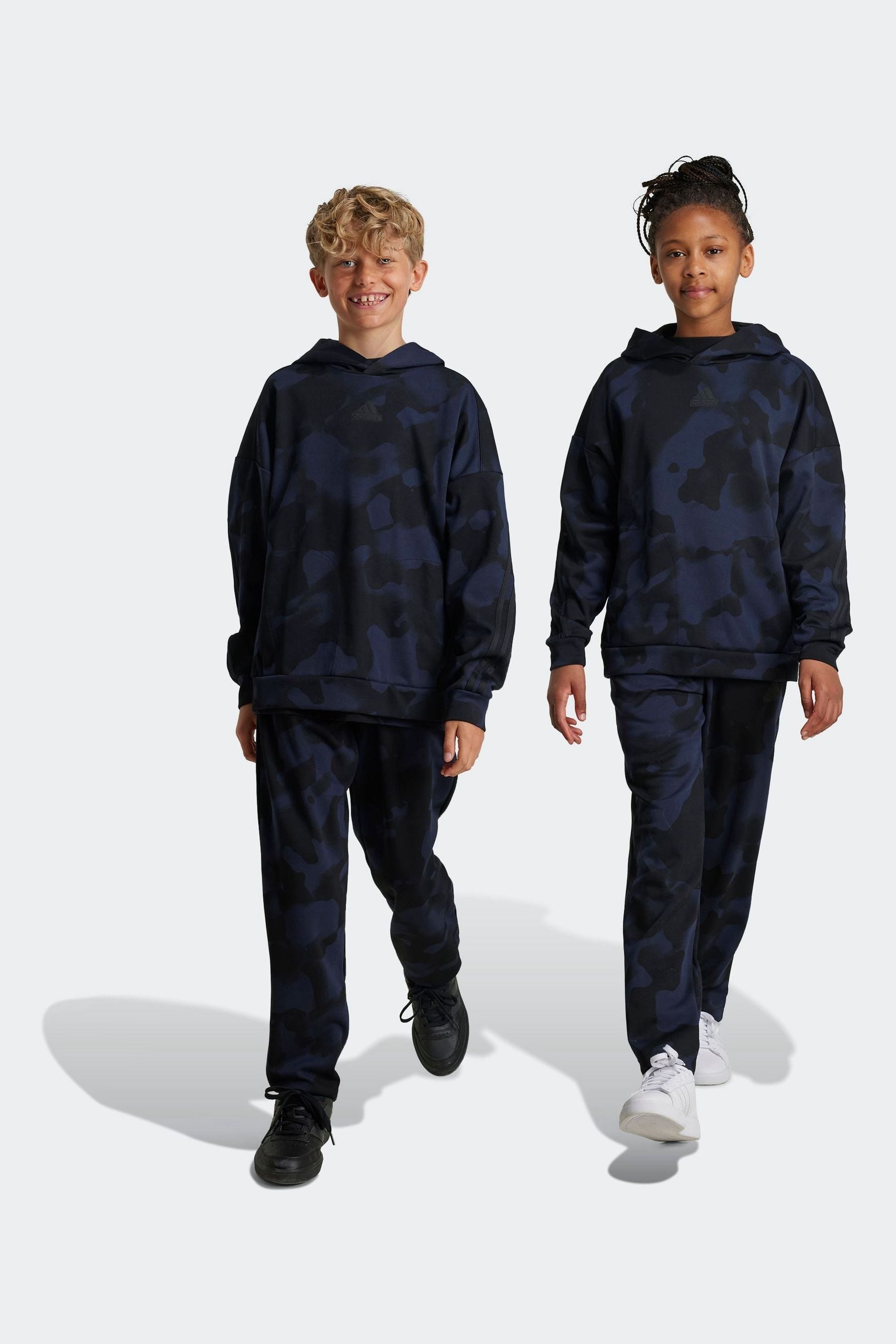 adidas Black Kids Future Icons Camo Printed Joggers