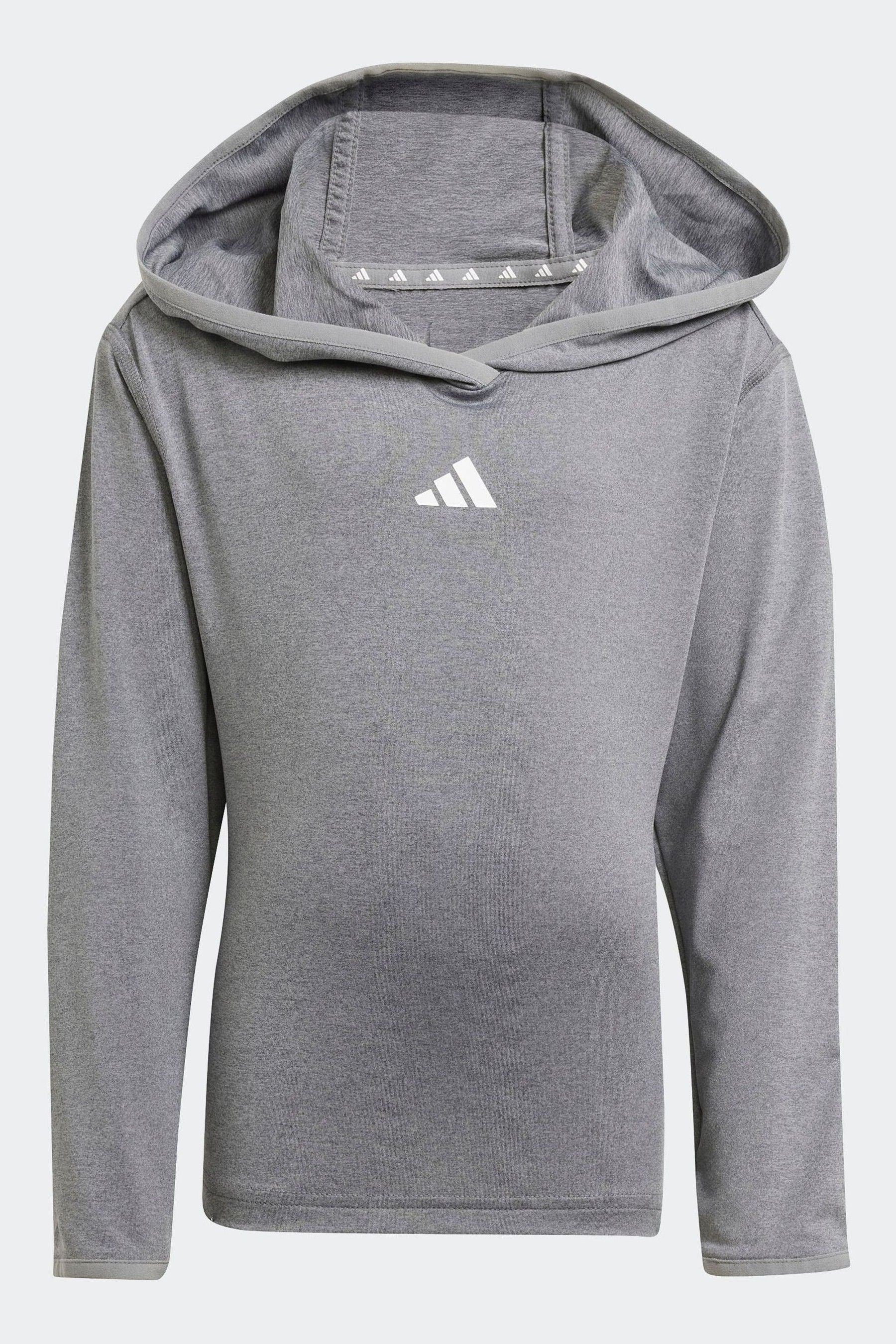 adidas Grey Kids Sports Top & Leggings Set