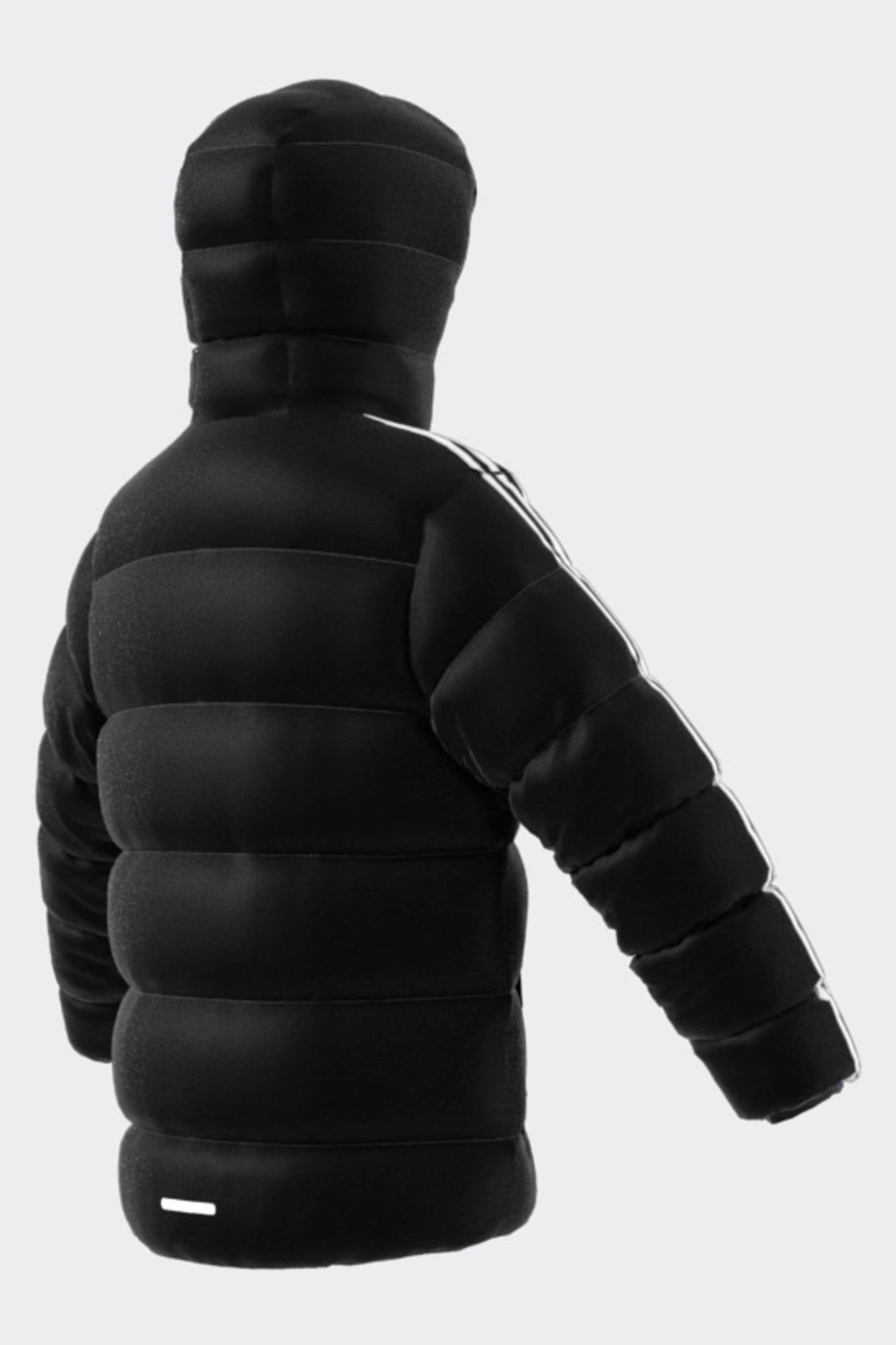 adidas Black Essentials 3-Stripes Padded Jacket