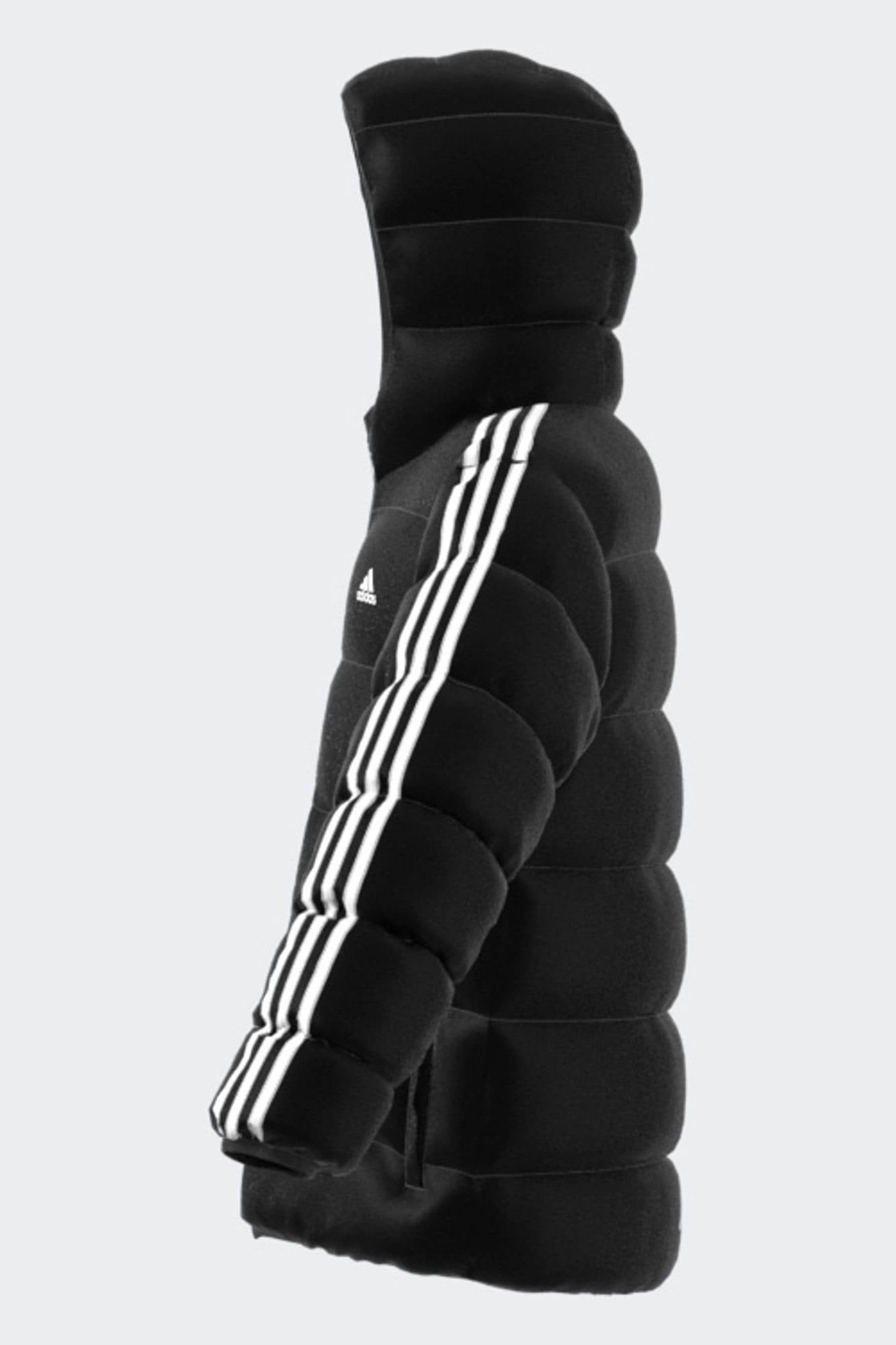 adidas Black Essentials 3-Stripes Padded Jacket