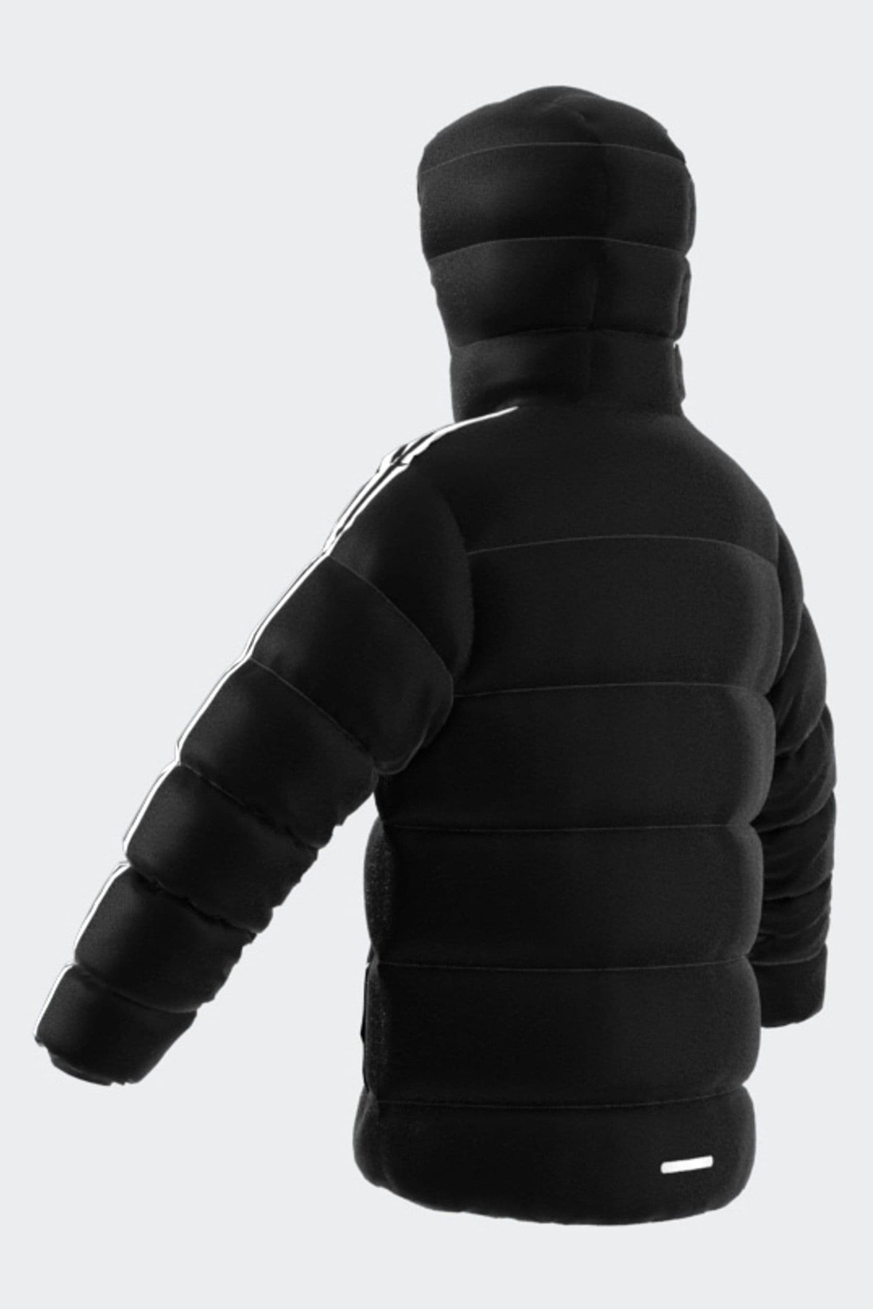 adidas Black Essentials 3-Stripes Padded Jacket