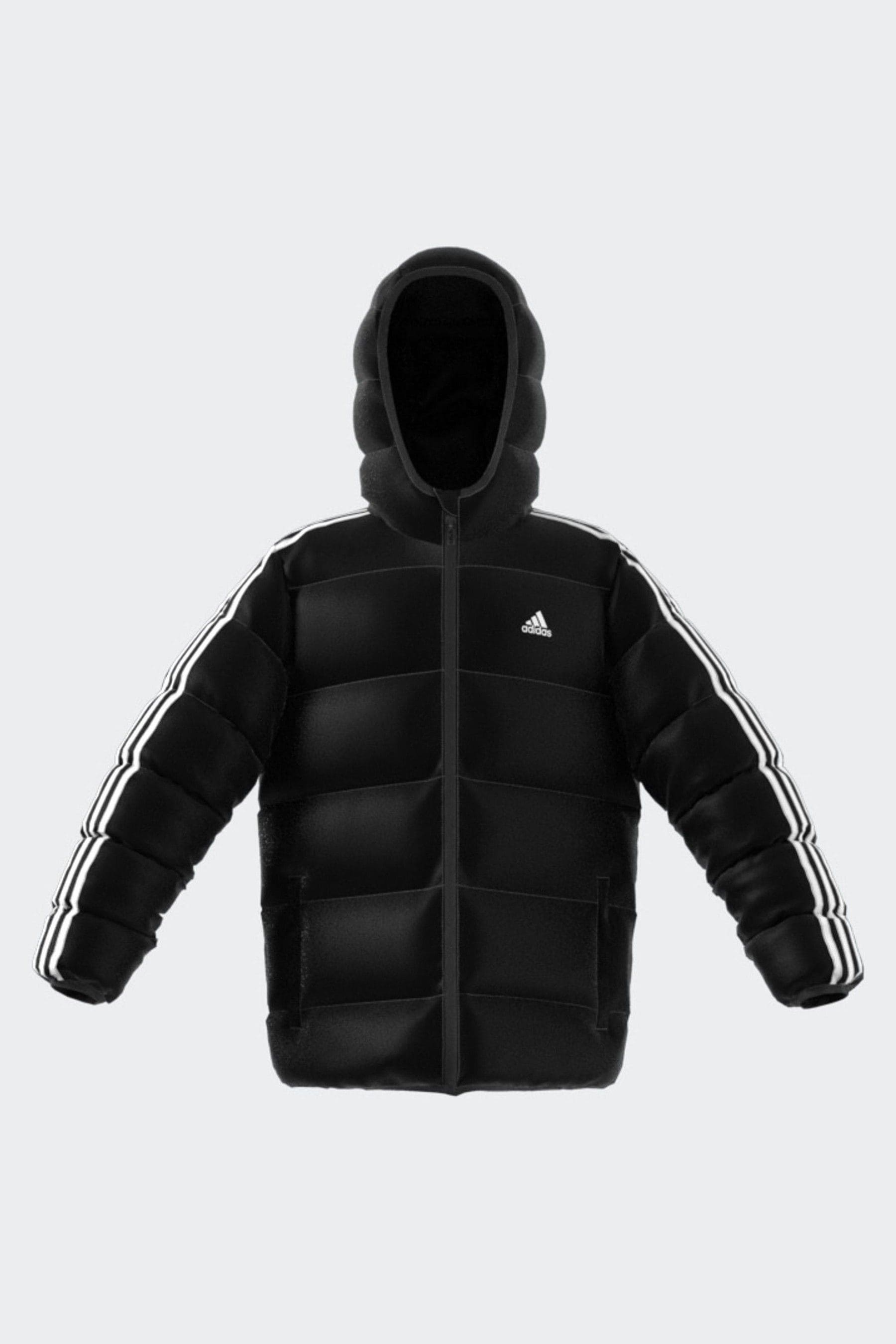 adidas Black Essentials 3-Stripes Padded Jacket