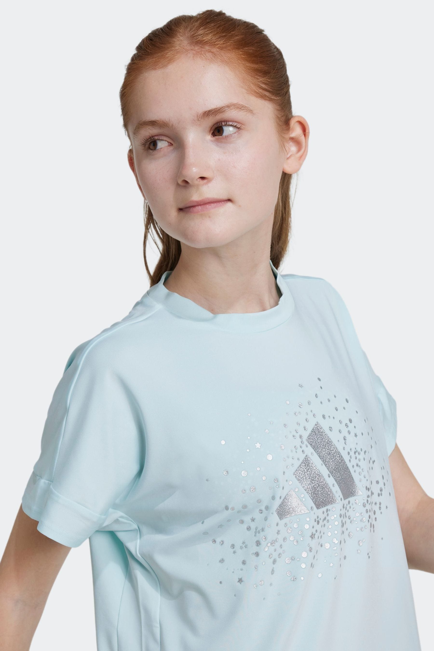 adidas Green Kids Winter T-Shirt