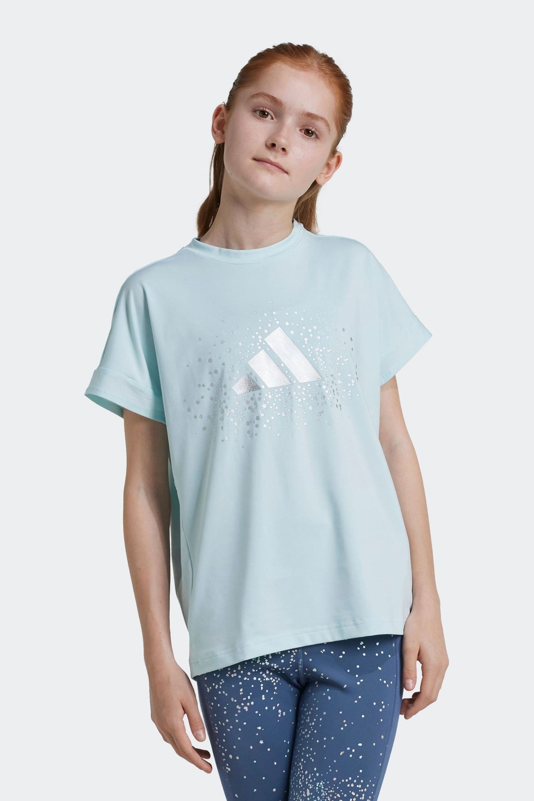 adidas Green Kids Winter T-Shirt