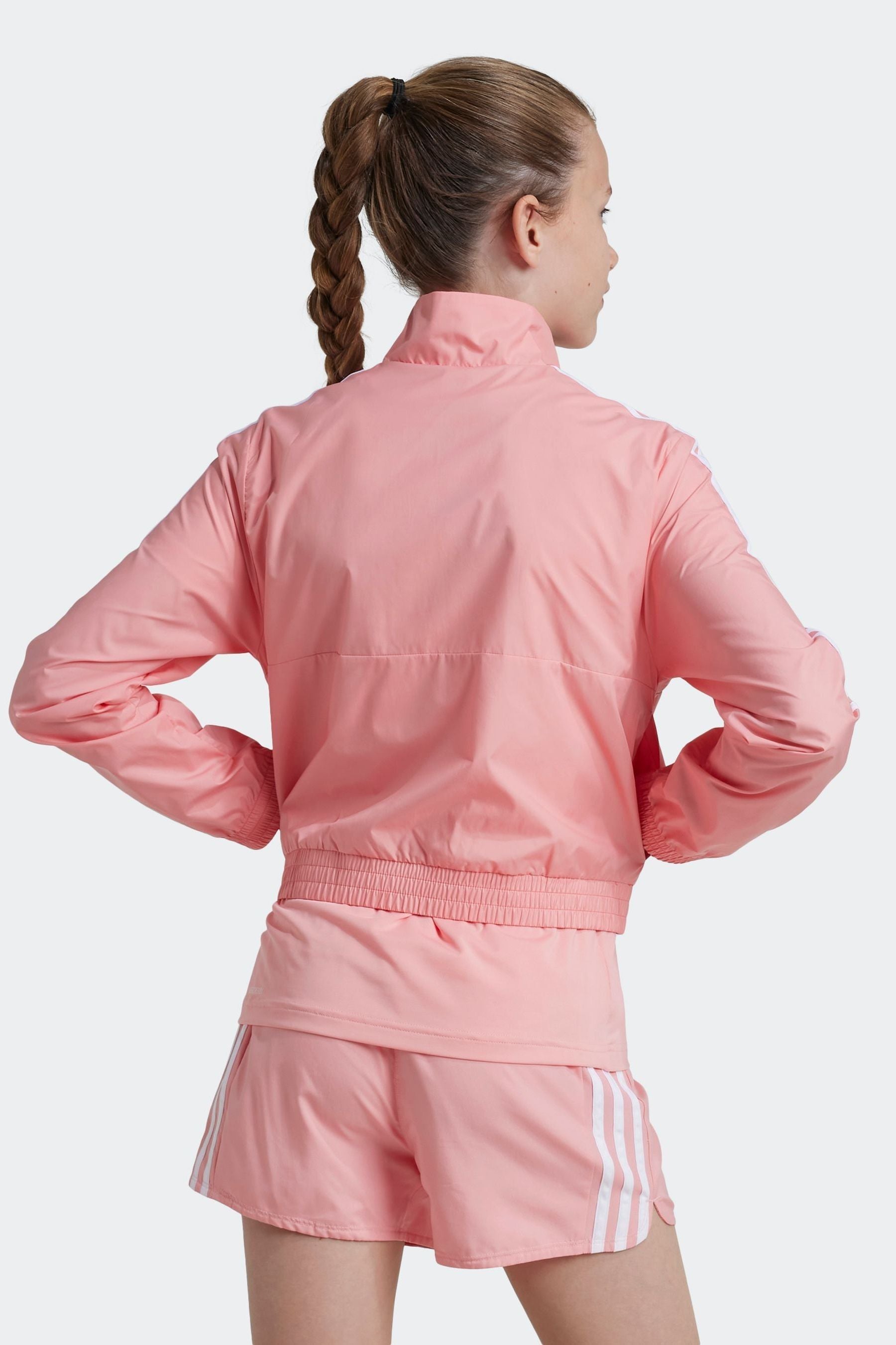 adidas Pink Train Essentials Full-Zip Jacket