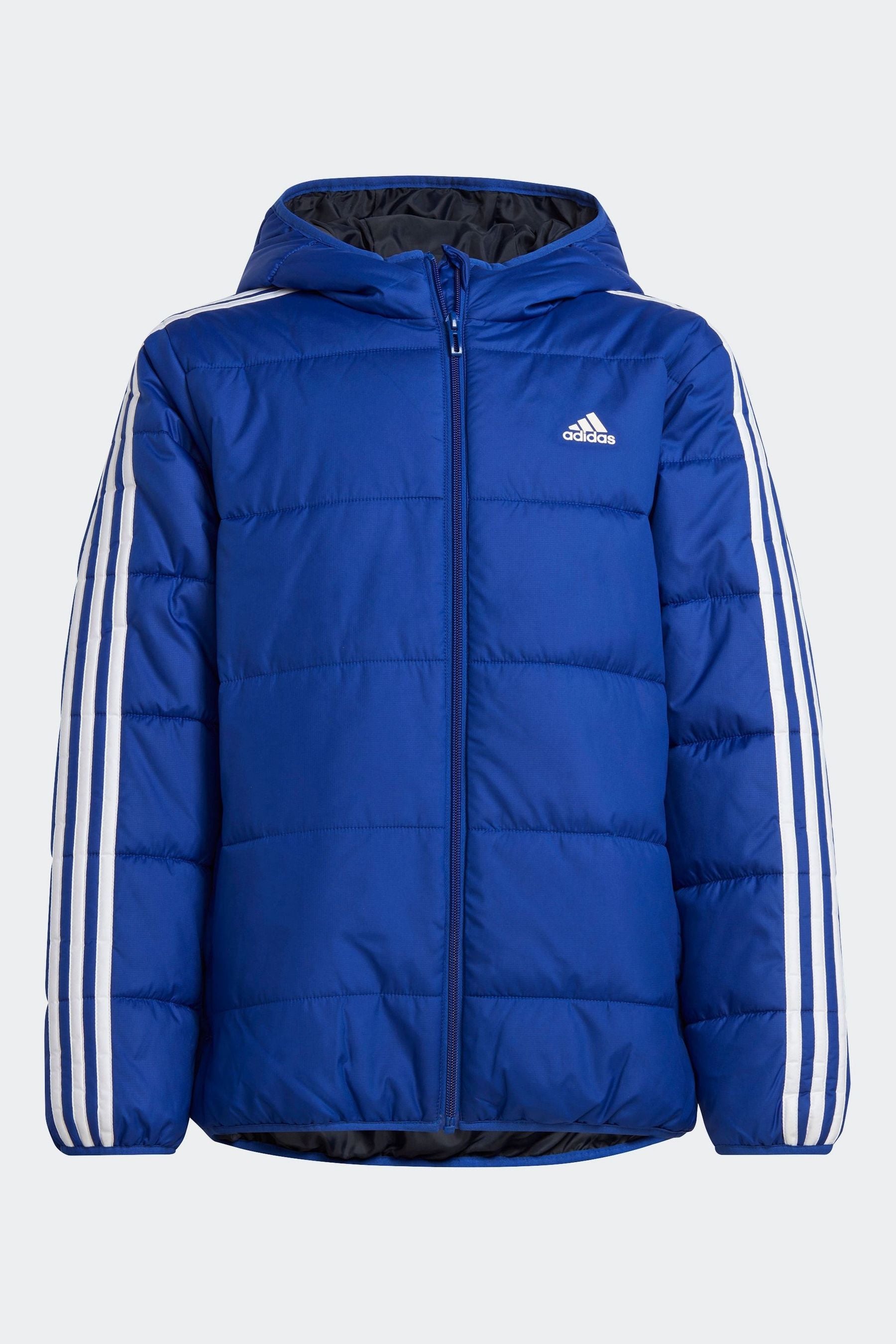 adidas Blue Essentials 3-Stripes Padded Jacket