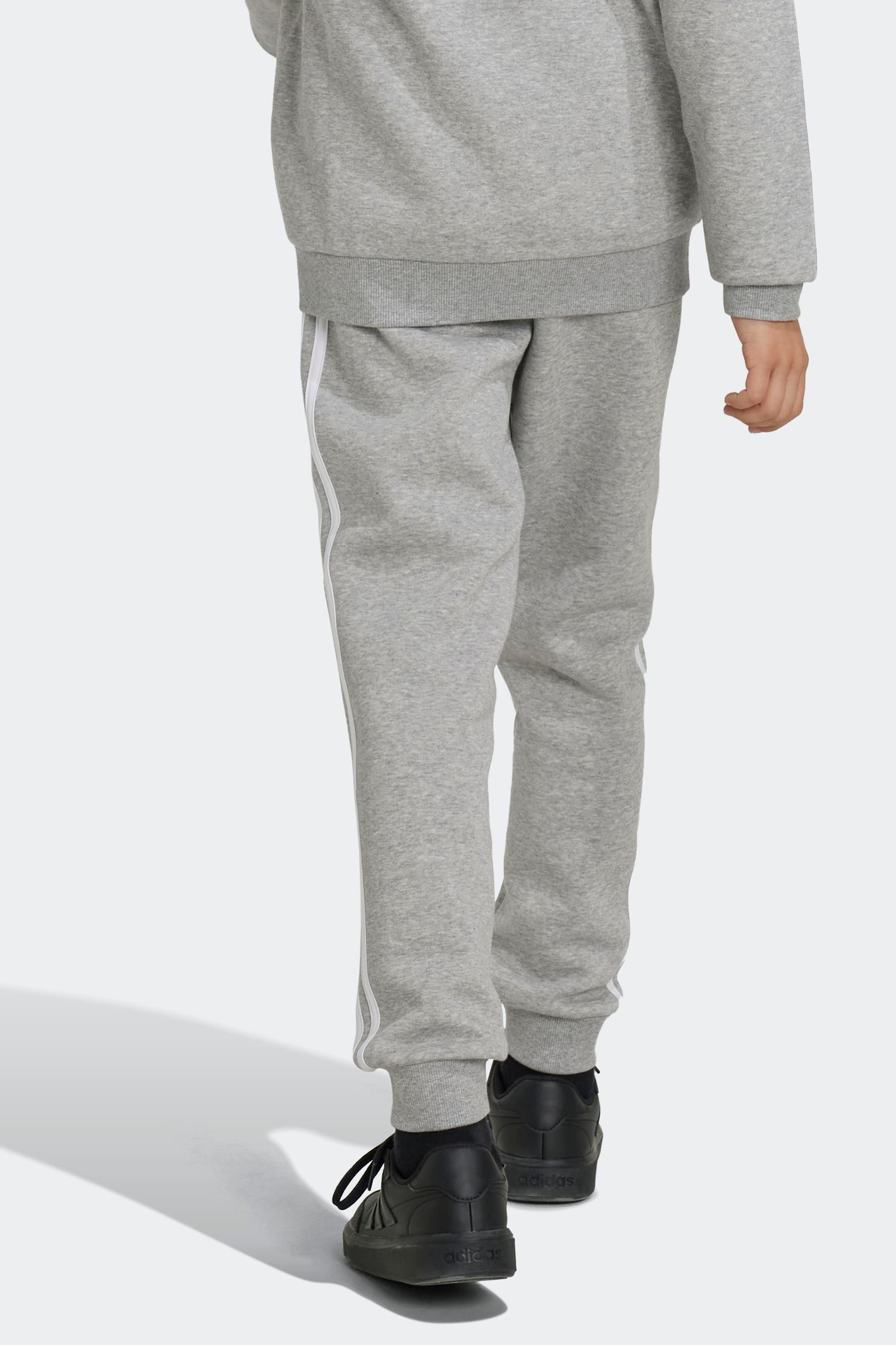 adidas Grey Kids Colorblock Joggers