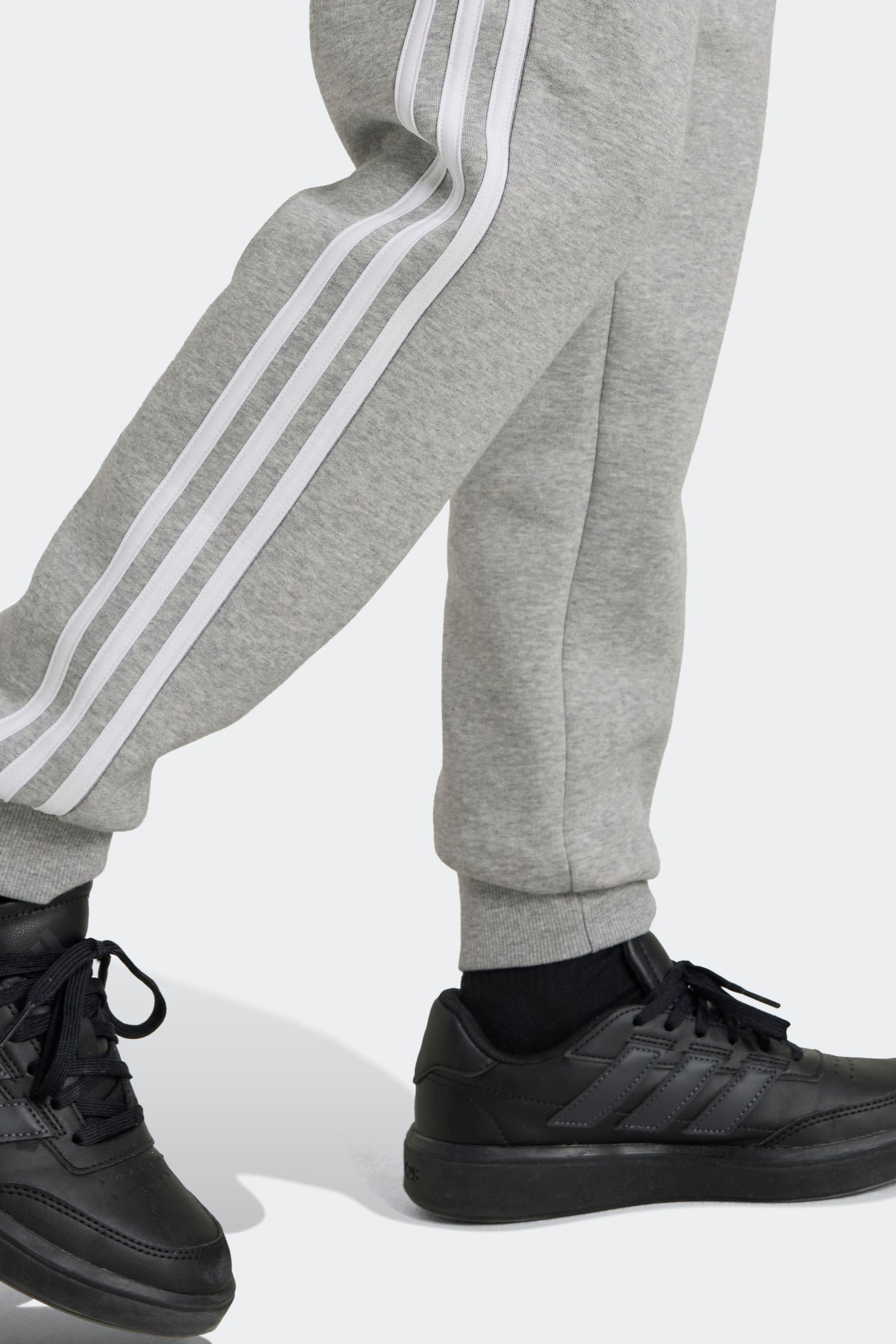 adidas Grey Kids Colorblock Joggers