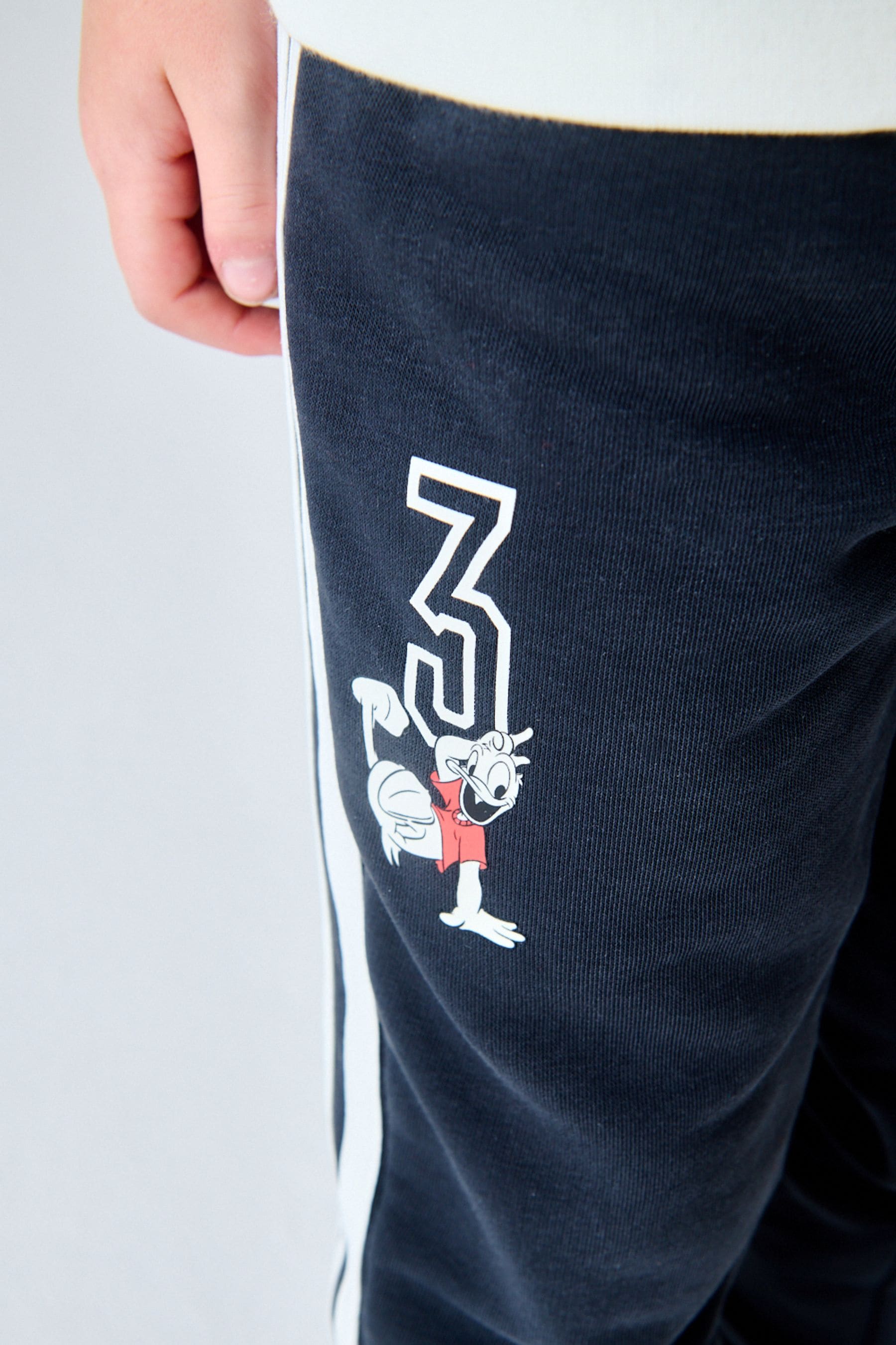 adidas White Disney Mickey Mouse Joggers