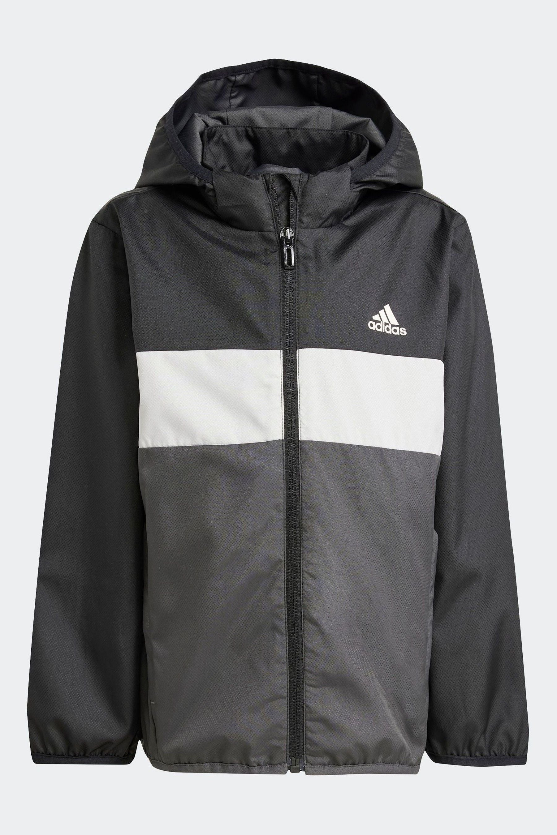 adidas Black WIND.RDY Tiberio Windbreaker Jacket