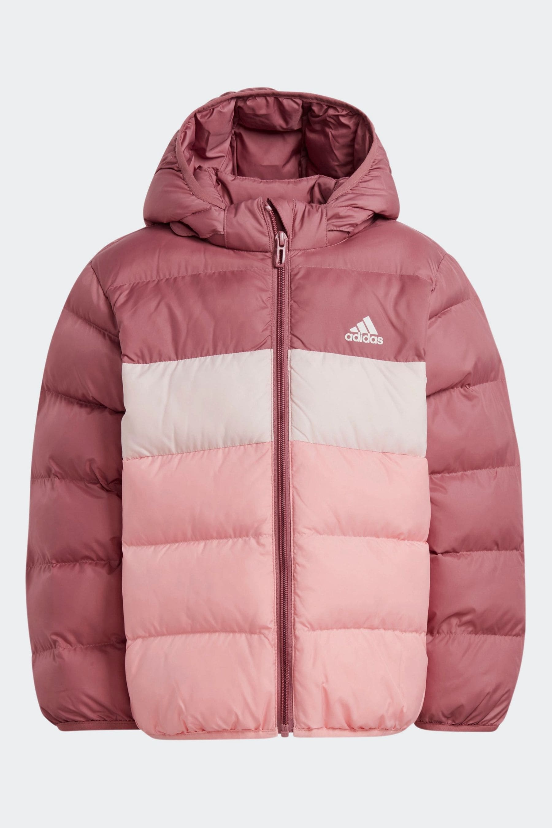 adidas Pink Synthetic Down Padded Jacket