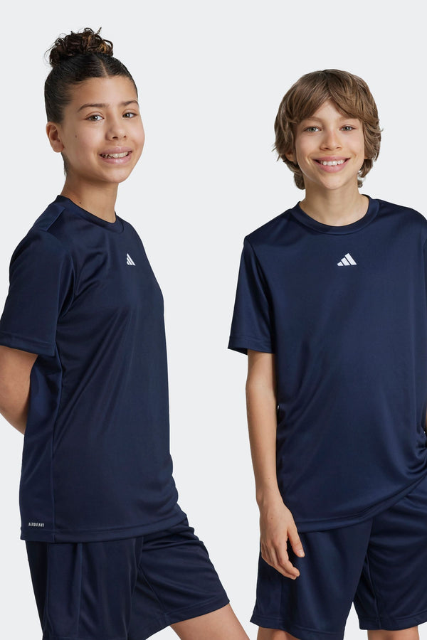 adidas Blue Kids Regular Fit Train Essentials Logo T-Shirt