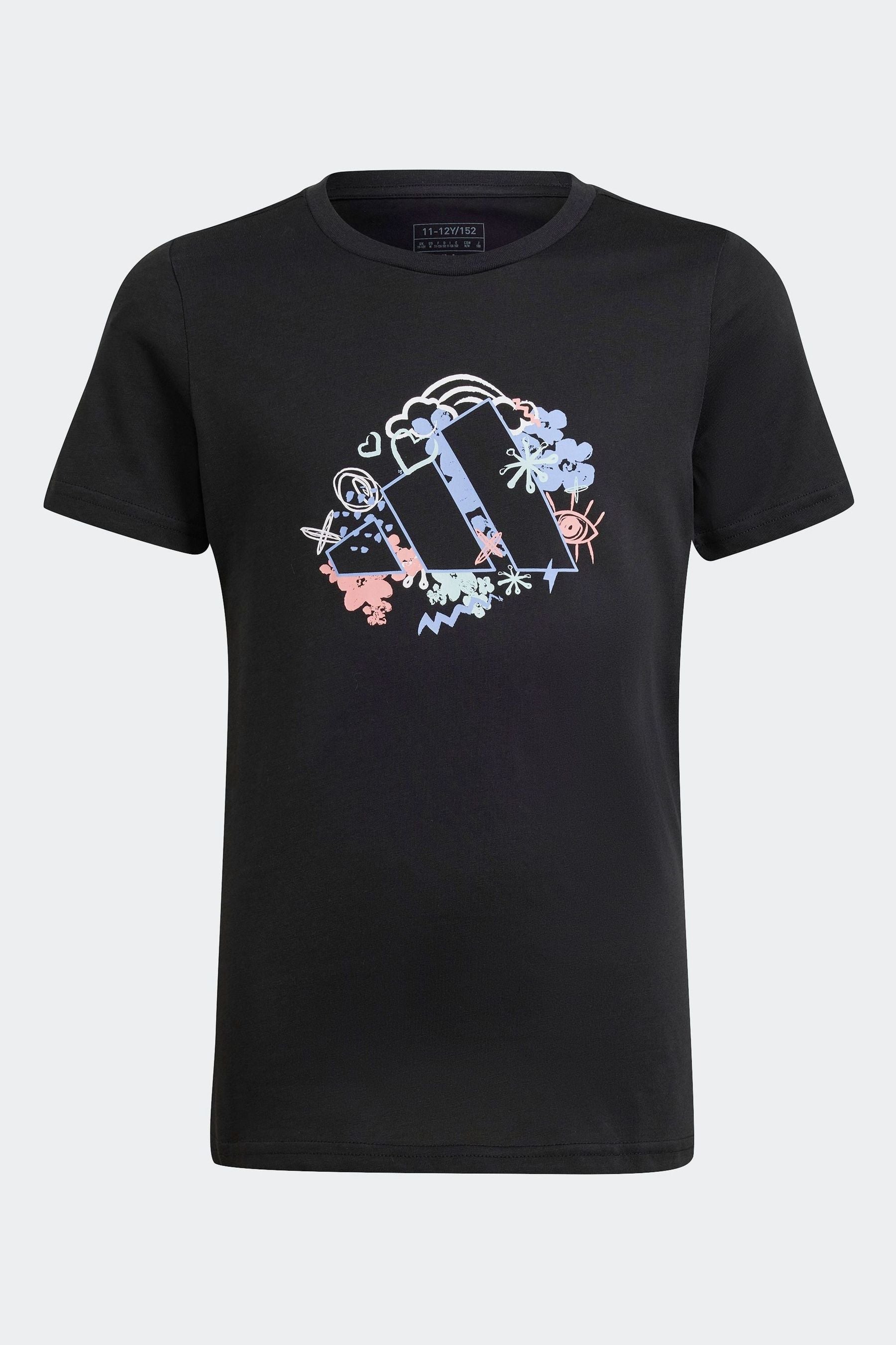 adidas Black Dark Graphic T-Shirt