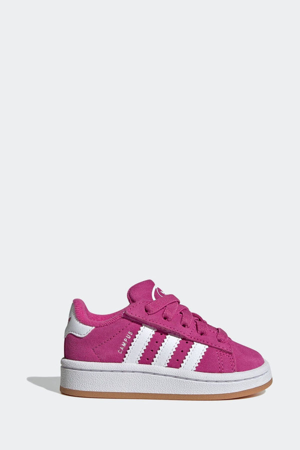 adidas Originals Pink Kids Campus 00s Comfort Closure Elastic Laces Shoes