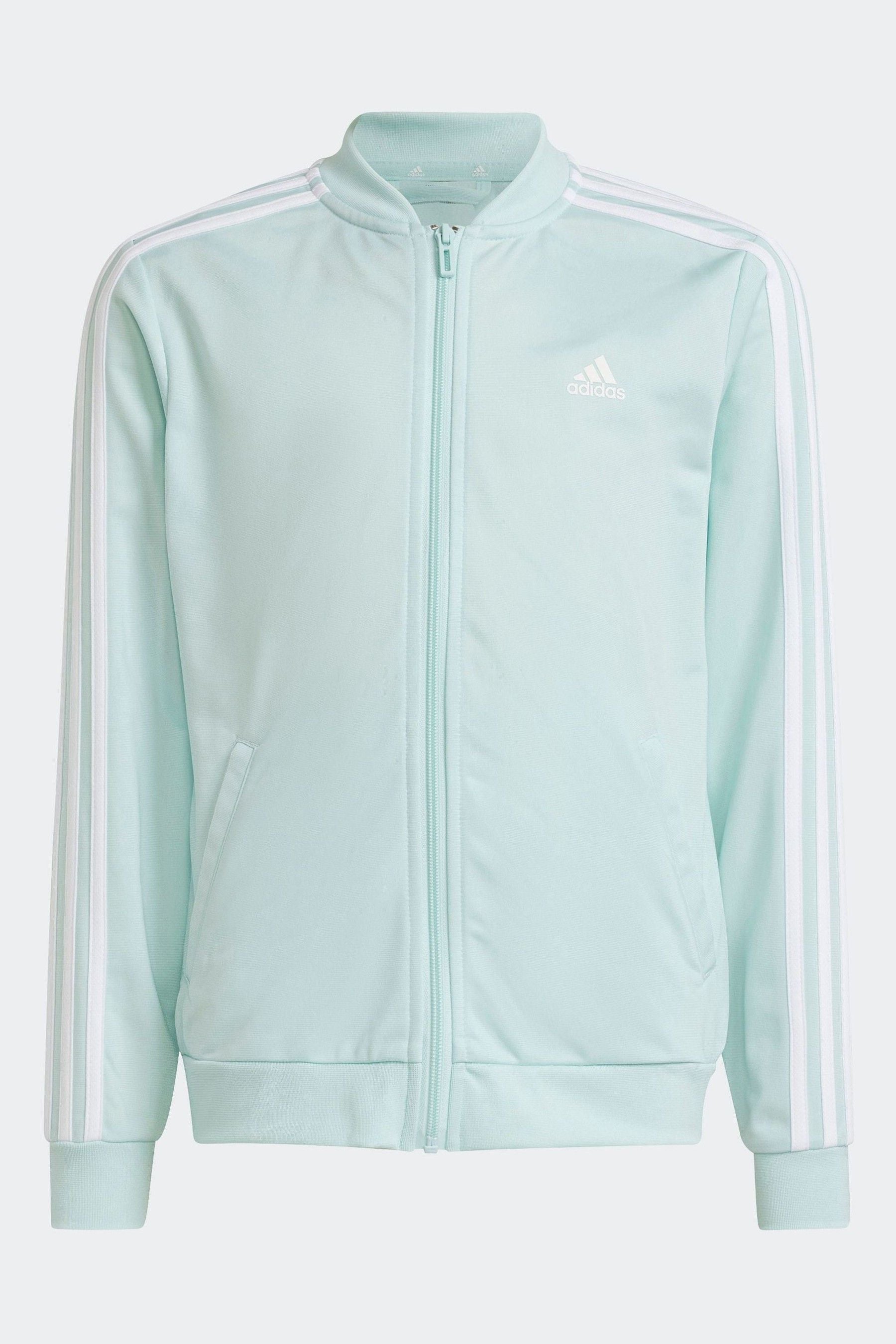 adidas Green Sportswear Essentials 3-Stripes Tracksuit